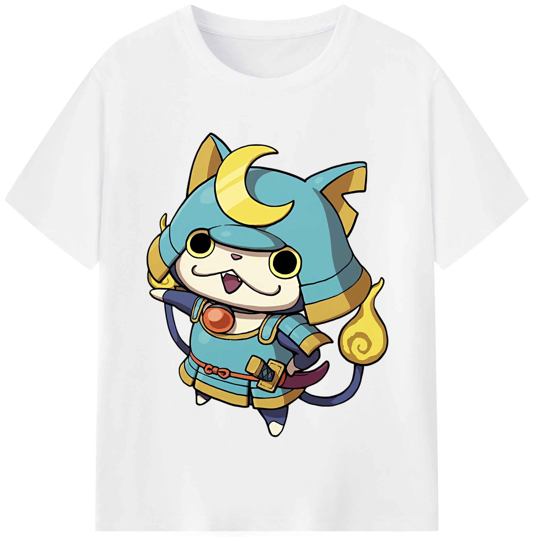 （画像用） 妖怪ウォッチ Yo-kai Watch 綿100％半袖Tシャツ（フロントプリント）