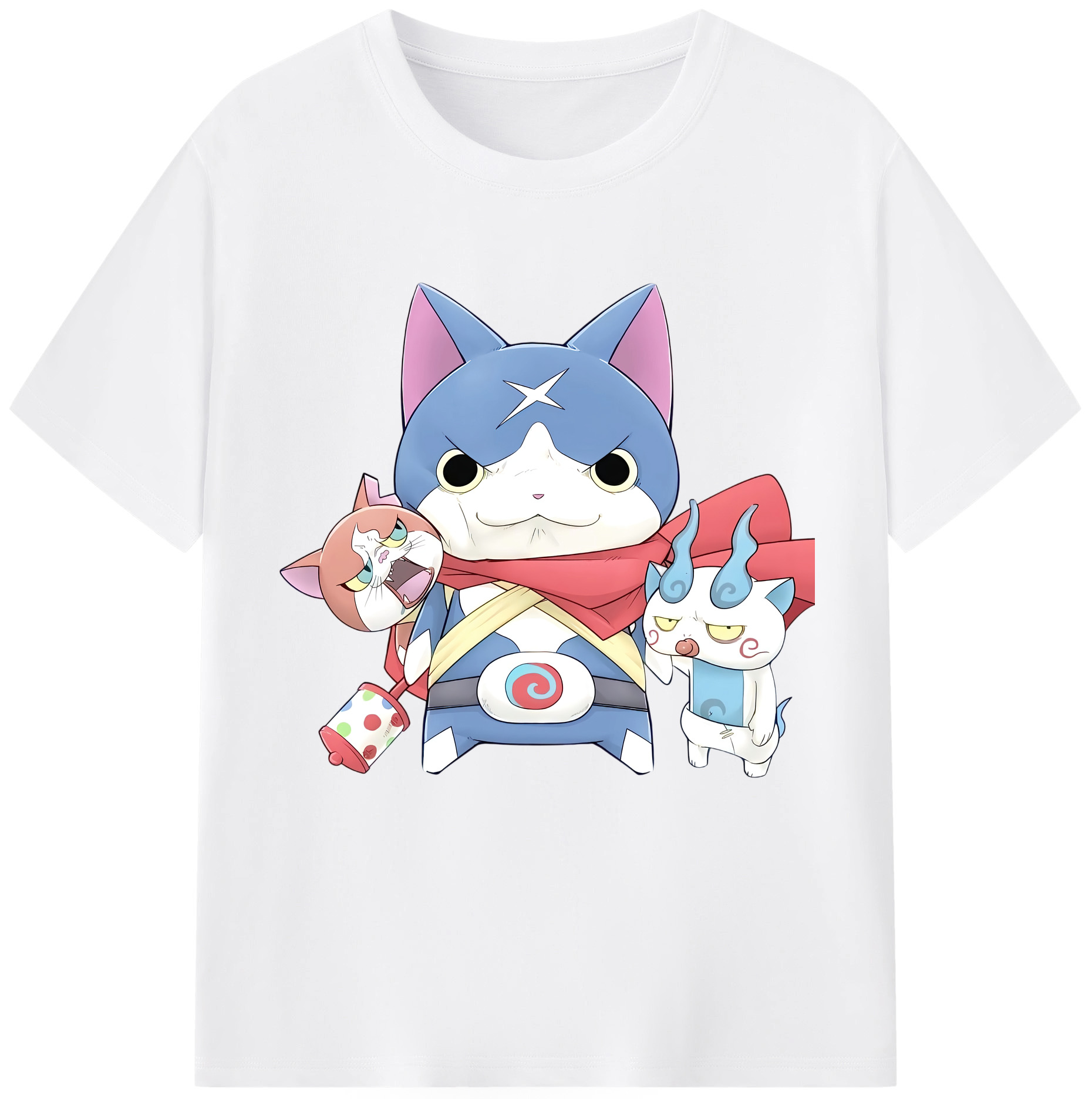 （画像用） 妖怪ウォッチ Yo-kai Watch 綿100％半袖Tシャツ（フロントプリント）