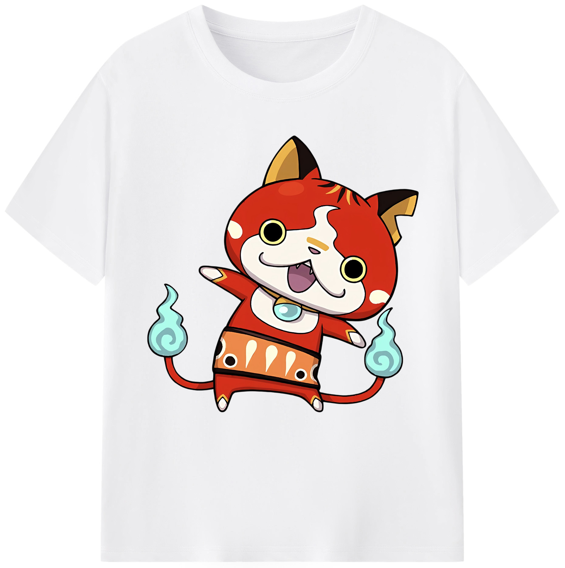 （画像用） 妖怪ウォッチ Yo-kai Watch 綿100％半袖Tシャツ（フロントプリント）