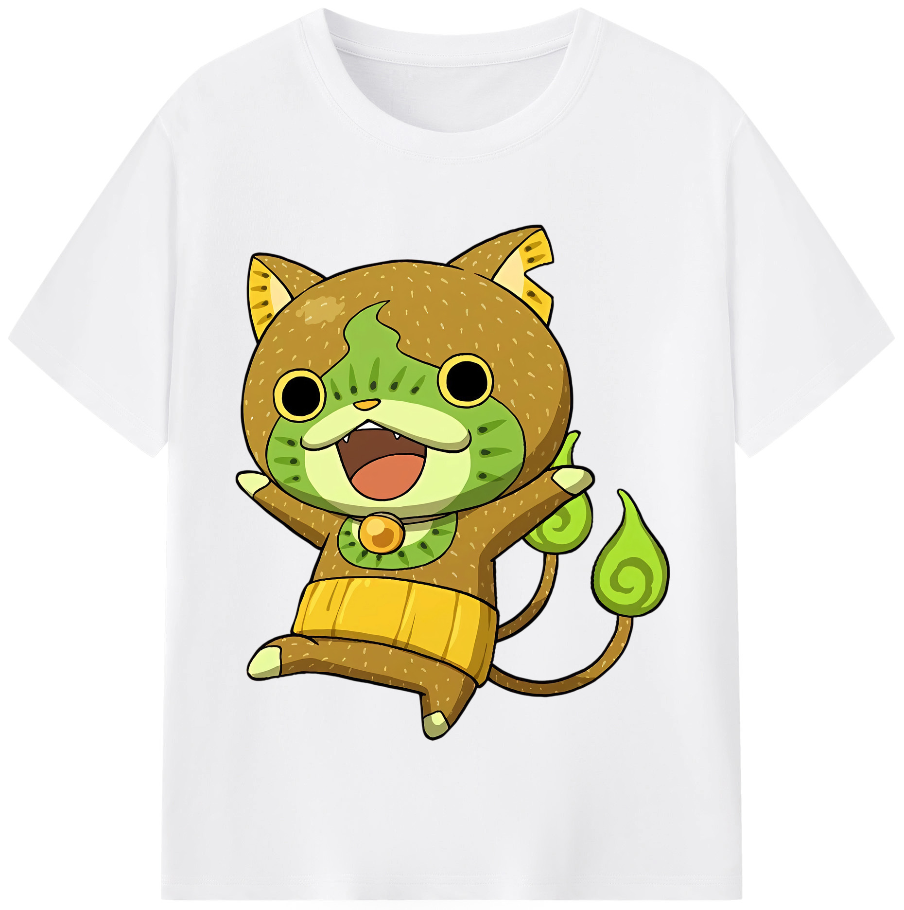 （画像用） 妖怪ウォッチ Yo-kai Watch 綿100％半袖Tシャツ（フロントプリント）