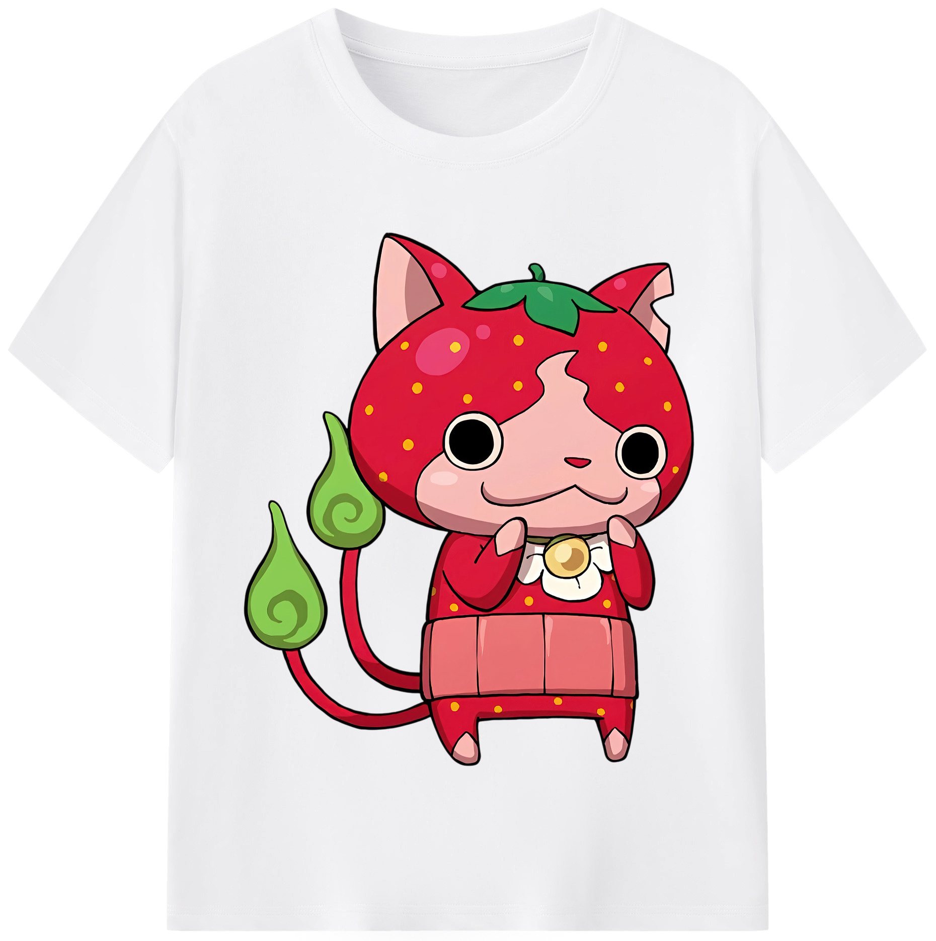 （画像用） 妖怪ウォッチ Yo-kai Watch 綿100％半袖Tシャツ（フロントプリント）