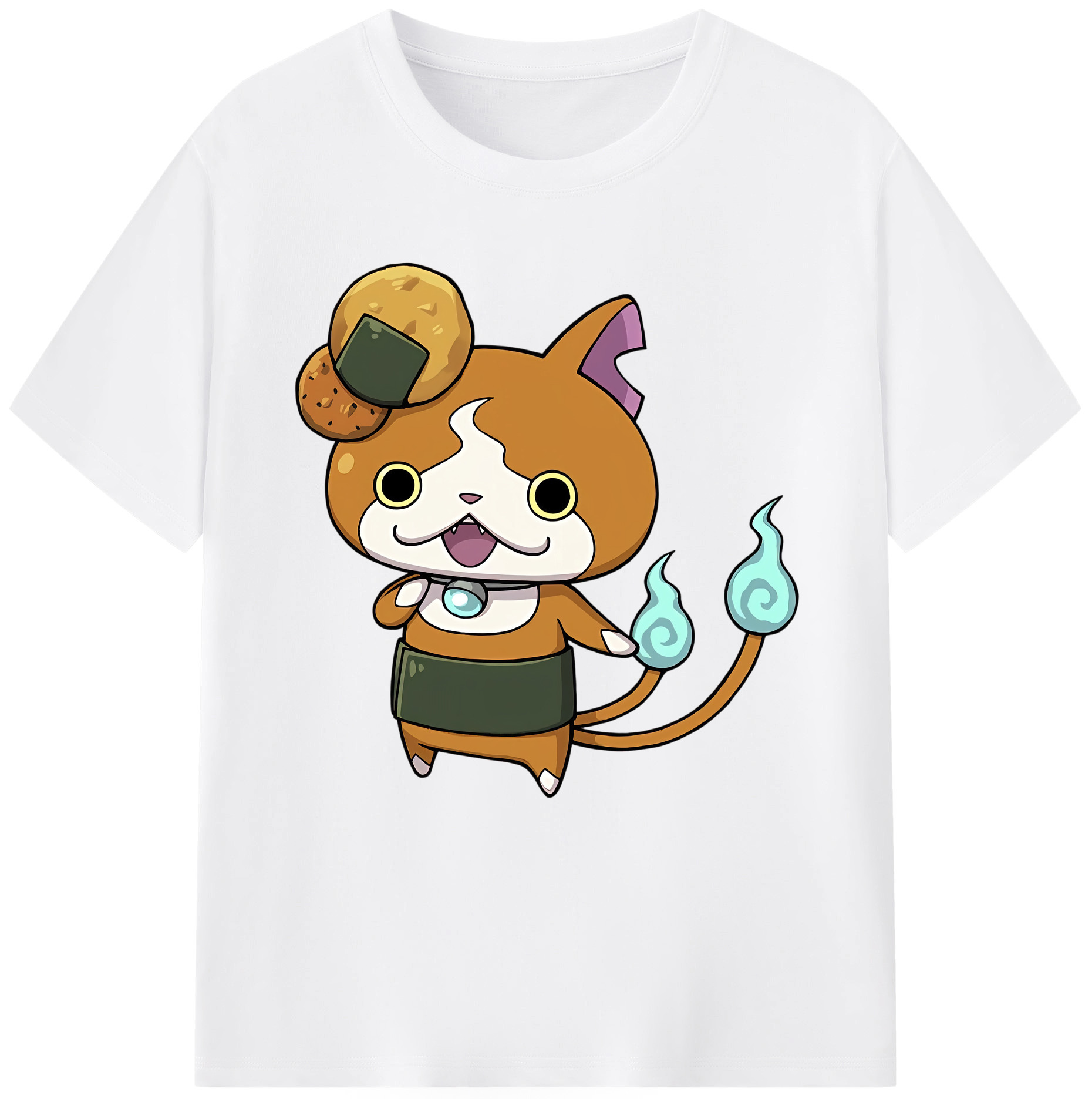 （画像用） 妖怪ウォッチ Yo-kai Watch 綿100％半袖Tシャツ（フロントプリント）