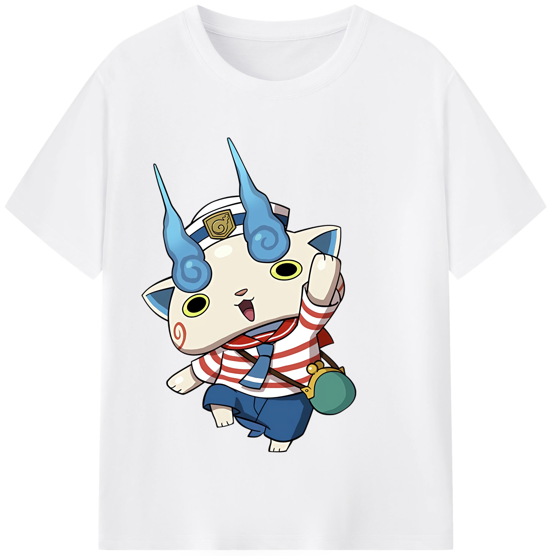 （画像用） 妖怪ウォッチ Yo-kai Watch 綿100％半袖Tシャツ（フロントプリント）