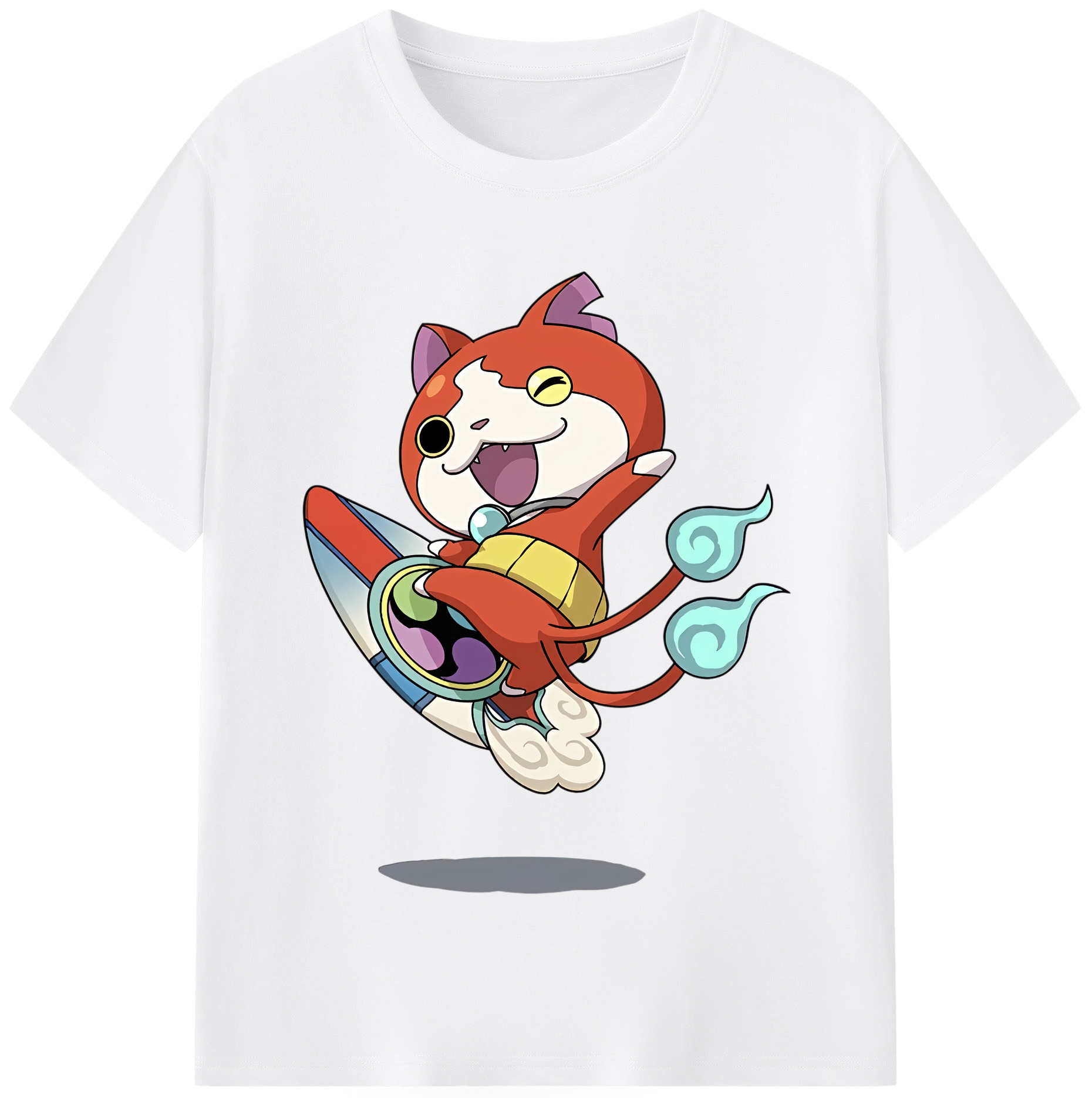 （画像用） 妖怪ウォッチ Yo-kai Watch 綿100％半袖Tシャツ（フロントプリント）
