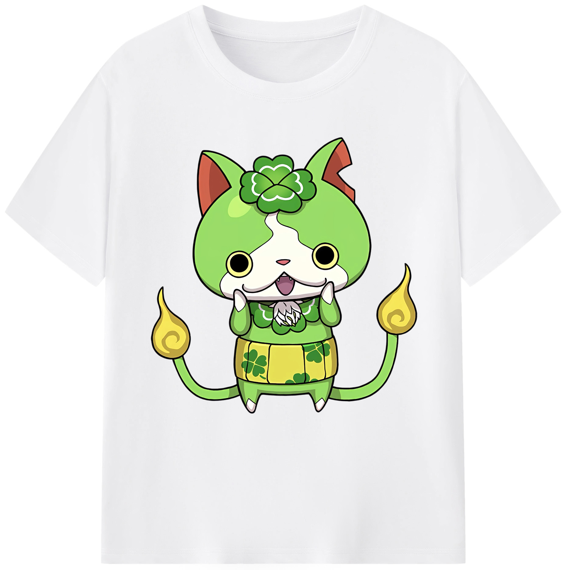 （画像用） 妖怪ウォッチ Yo-kai Watch 綿100％半袖Tシャツ（フロントプリント）