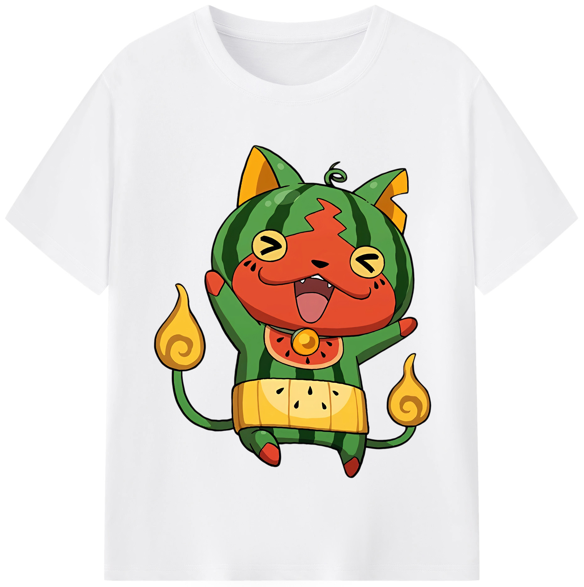 （画像用） 妖怪ウォッチ Yo-kai Watch 綿100％半袖Tシャツ（フロントプリント）