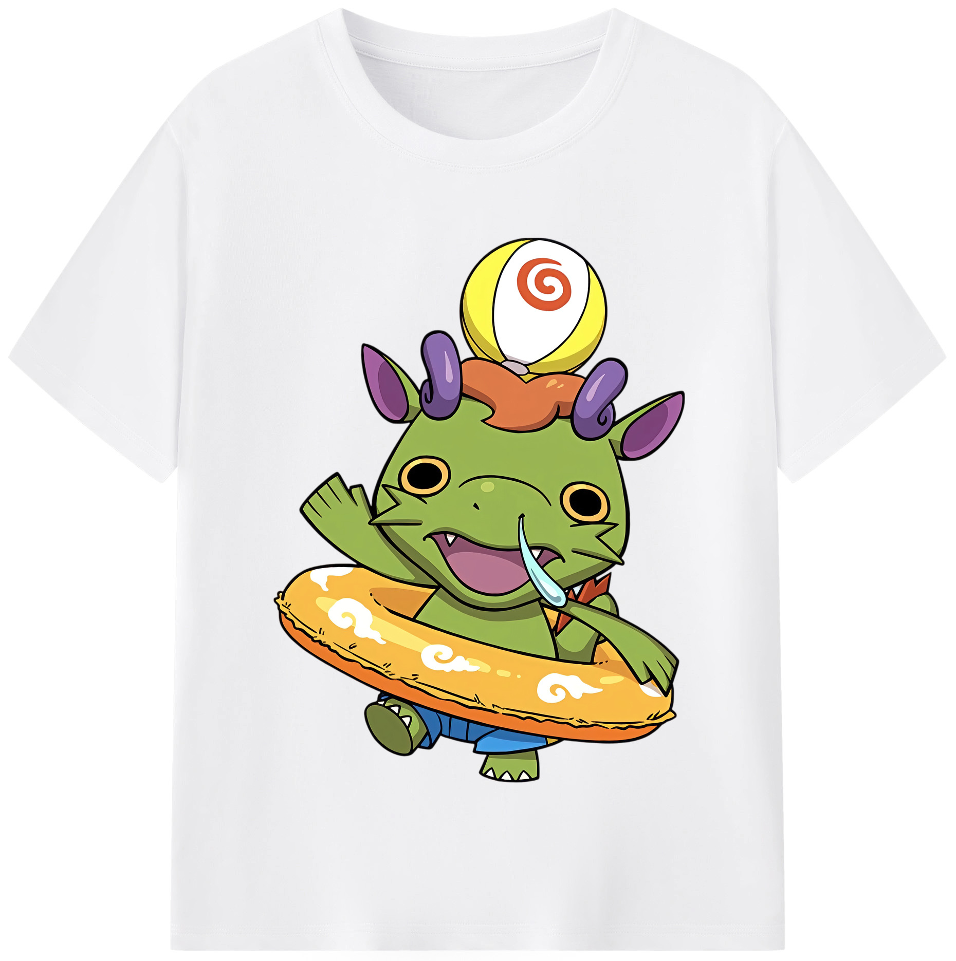 （画像用） 妖怪ウォッチ Yo-kai Watch 綿100％半袖Tシャツ（フロントプリント）