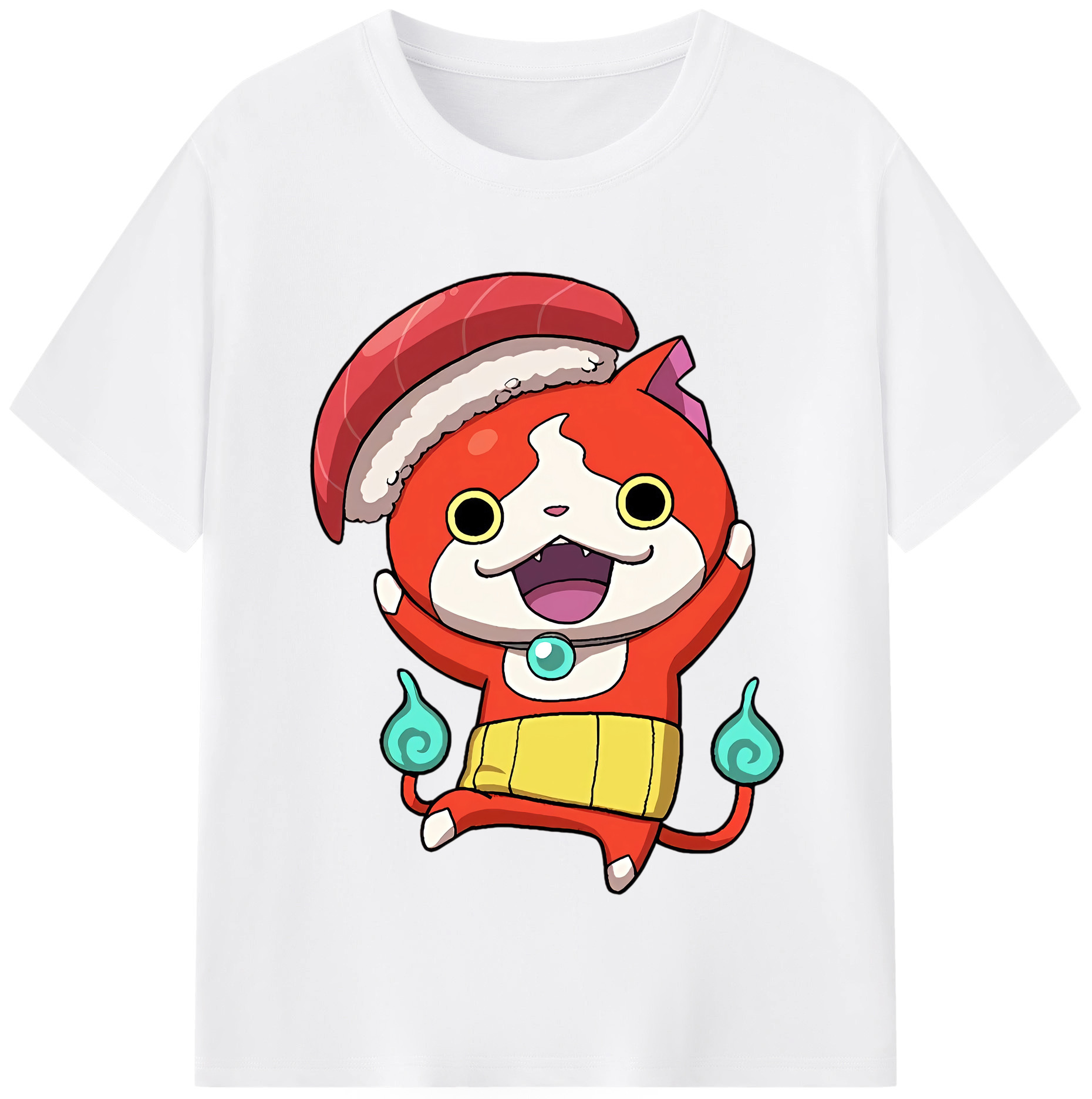（画像用） 妖怪ウォッチ Yo-kai Watch 綿100％半袖Tシャツ（フロントプリント）