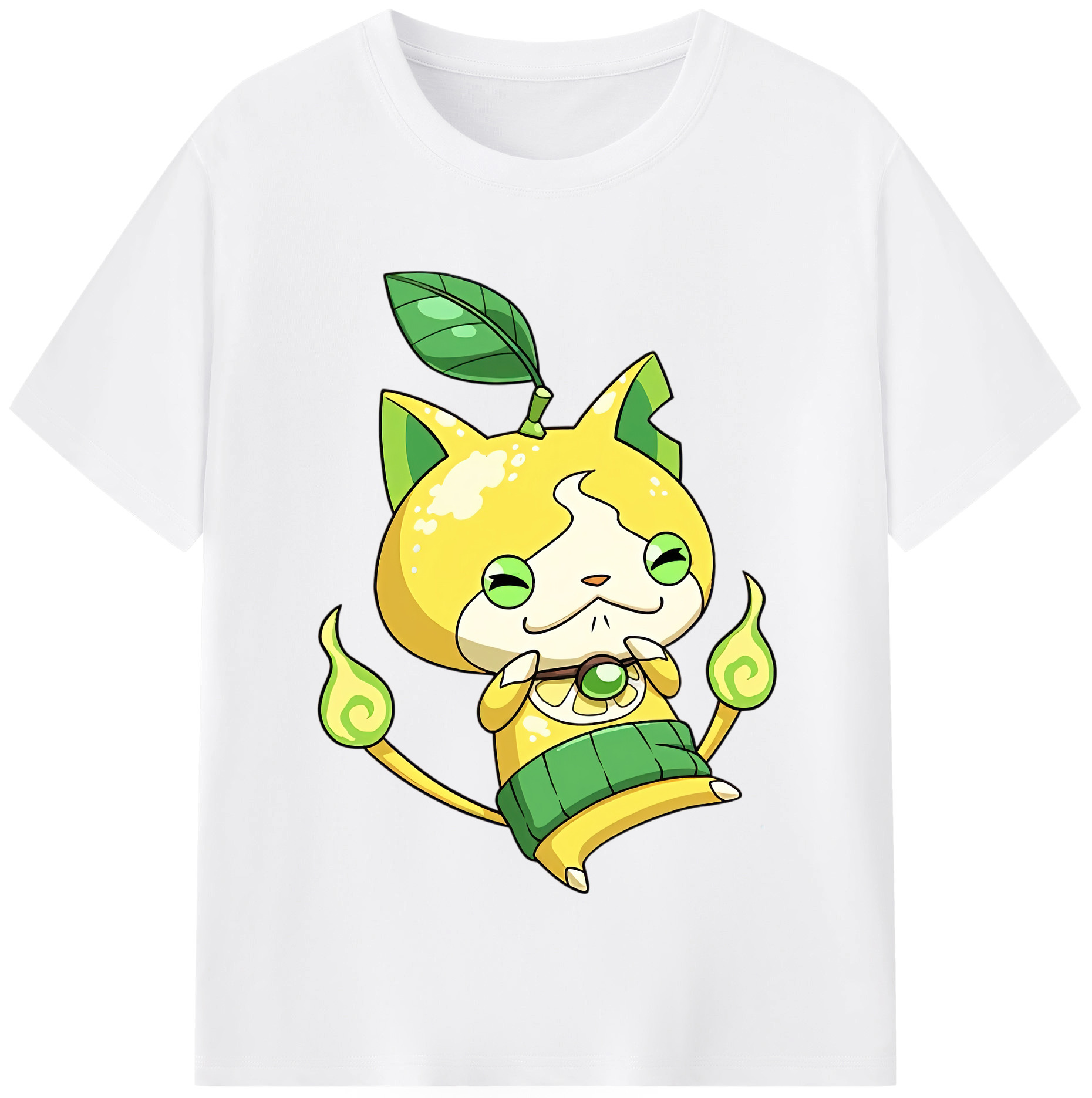 （画像用） 妖怪ウォッチ Yo-kai Watch 綿100％半袖Tシャツ（フロントプリント）