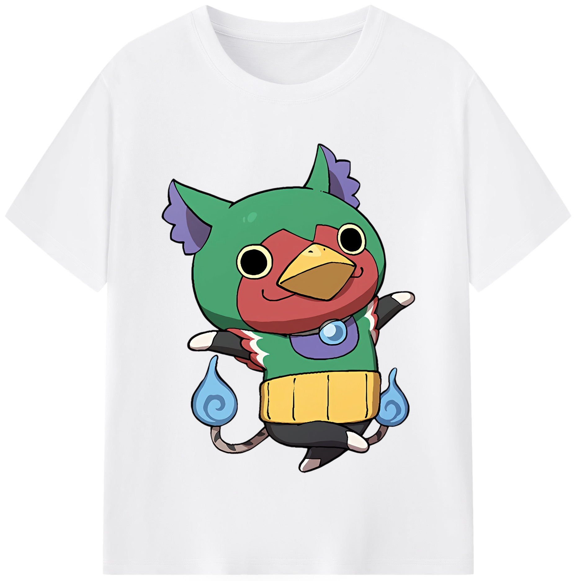 （画像用） 妖怪ウォッチ Yo-kai Watch 綿100％半袖Tシャツ（フロントプリント）