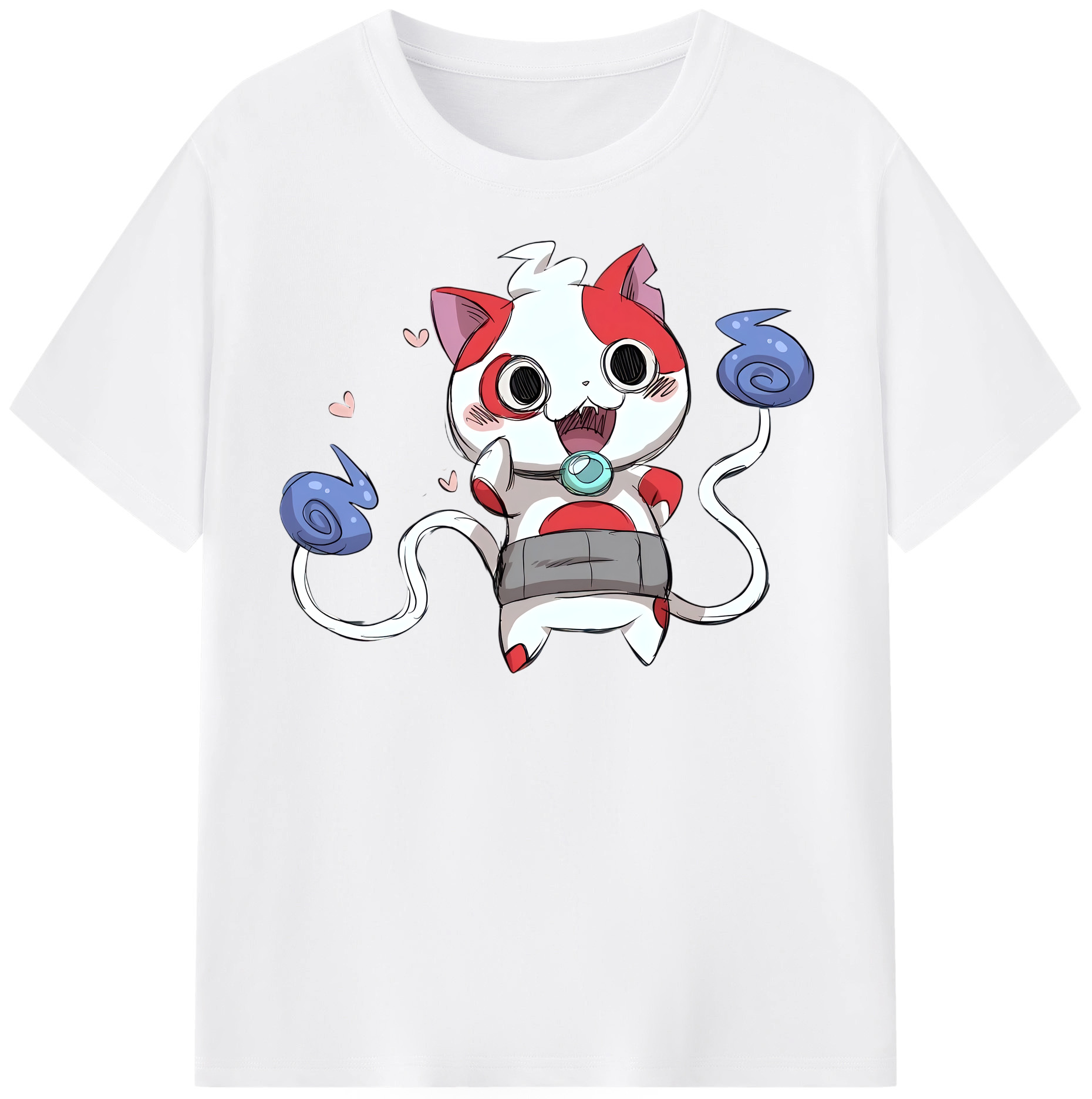 （画像用） 妖怪ウォッチ Yo-kai Watch 綿100％半袖Tシャツ（フロントプリント）