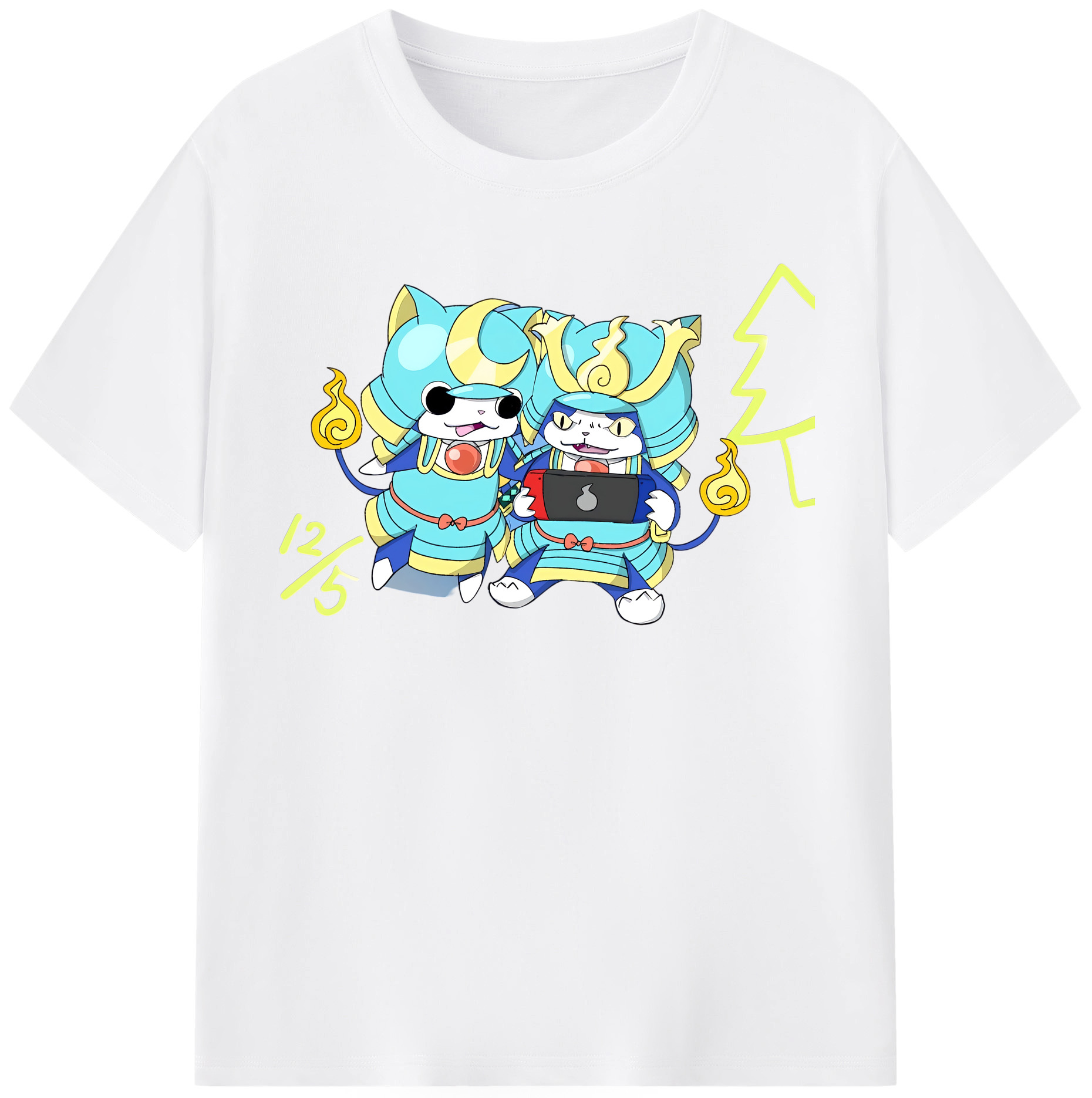 （画像用） 妖怪ウォッチ Yo-kai Watch 綿100％半袖Tシャツ（フロントプリント）