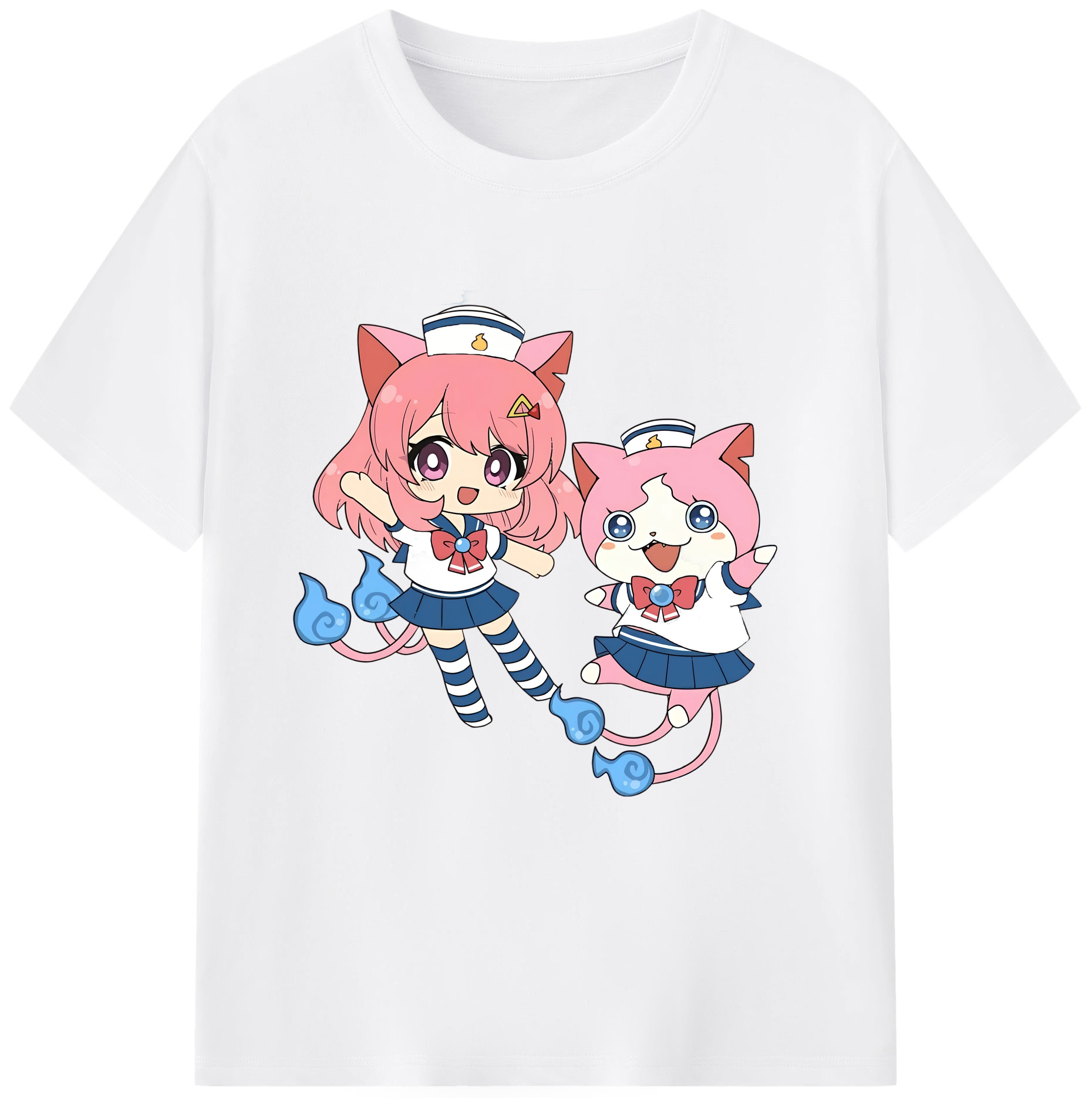 （画像用） 妖怪ウォッチ Yo-kai Watch 綿100％半袖Tシャツ（フロントプリント）