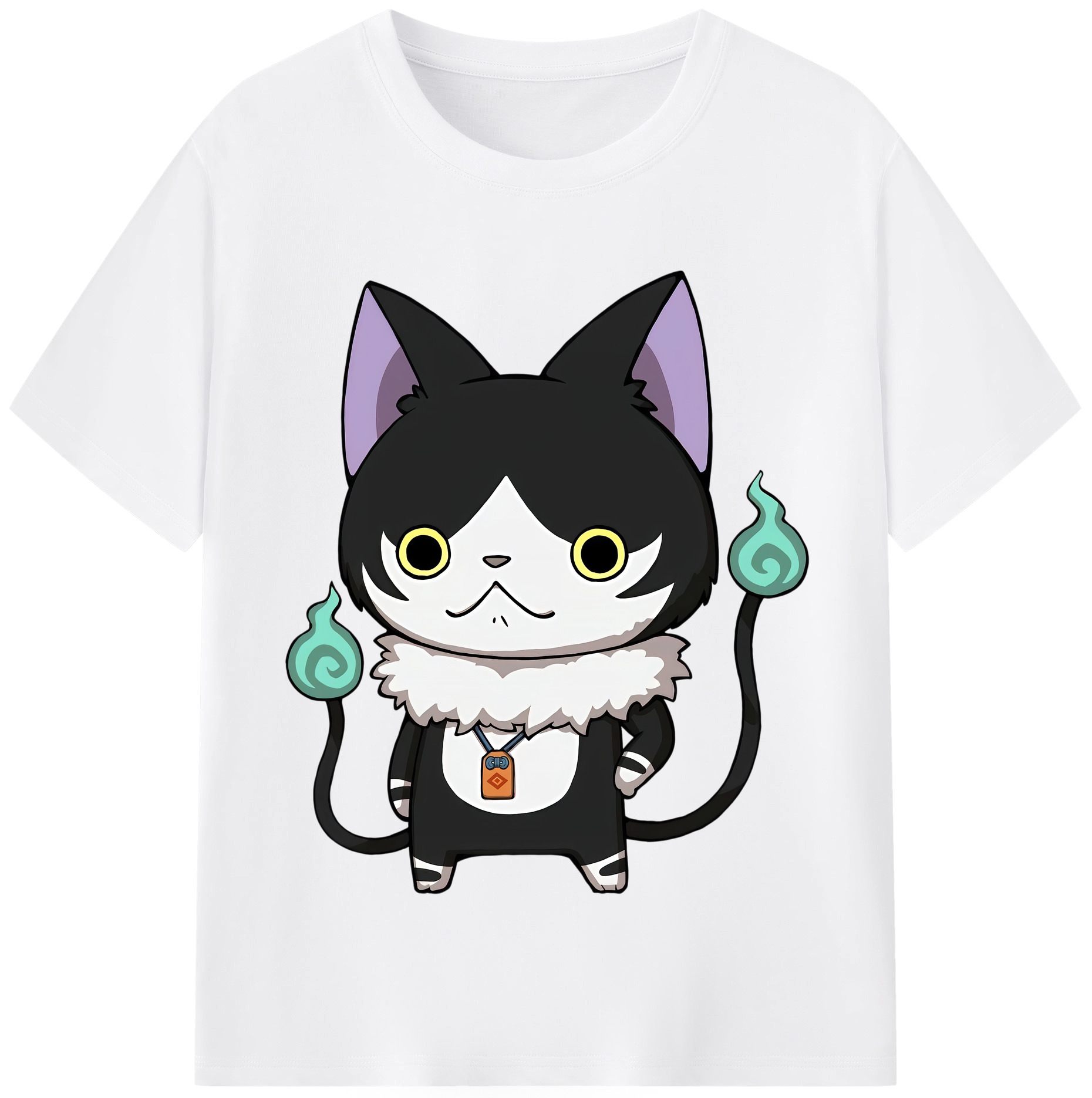 （画像用） 妖怪ウォッチ Yo-kai Watch 綿100％半袖Tシャツ（フロントプリント）