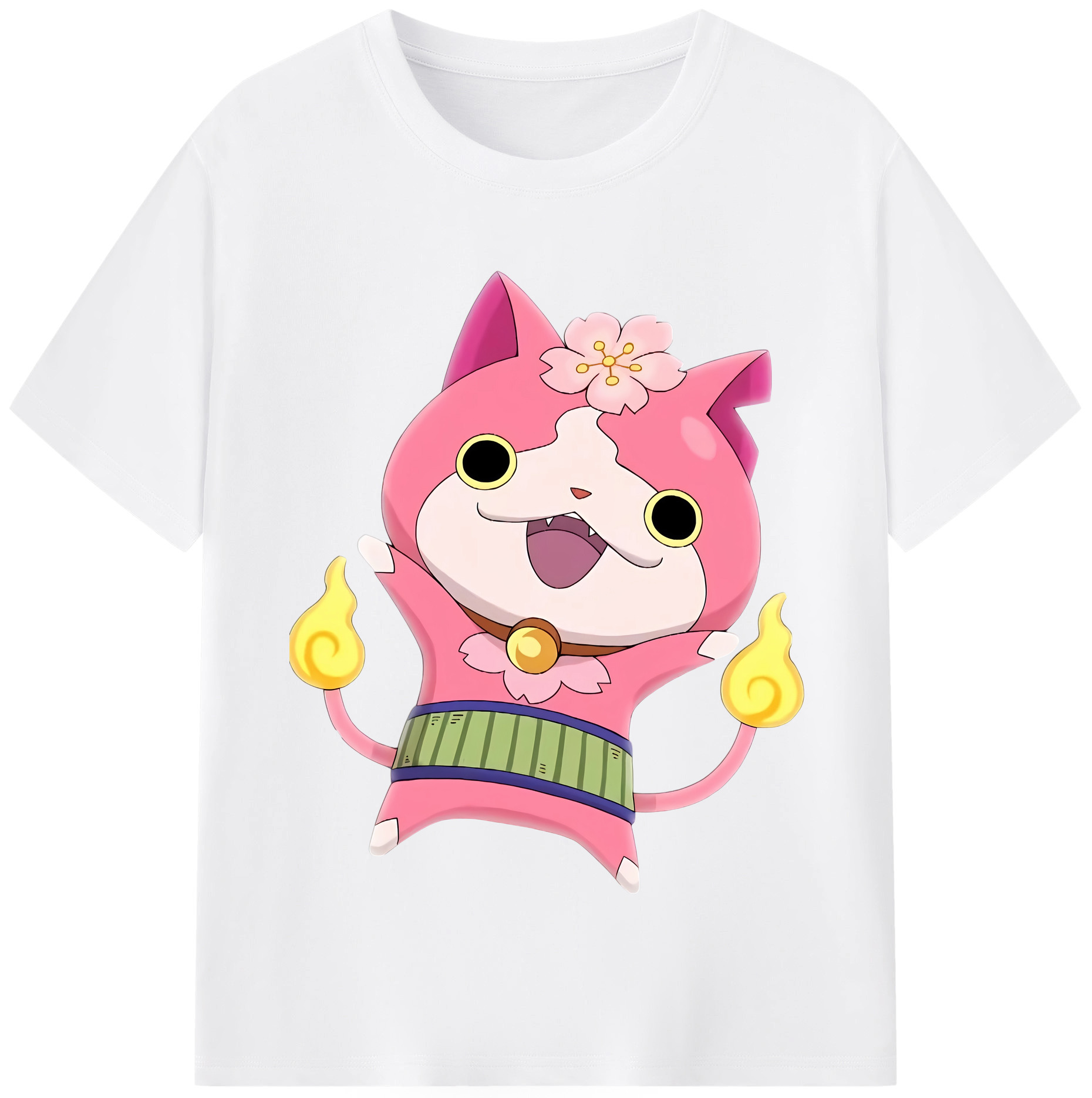（画像用） 妖怪ウォッチ Yo-kai Watch 綿100％半袖Tシャツ（フロントプリント）