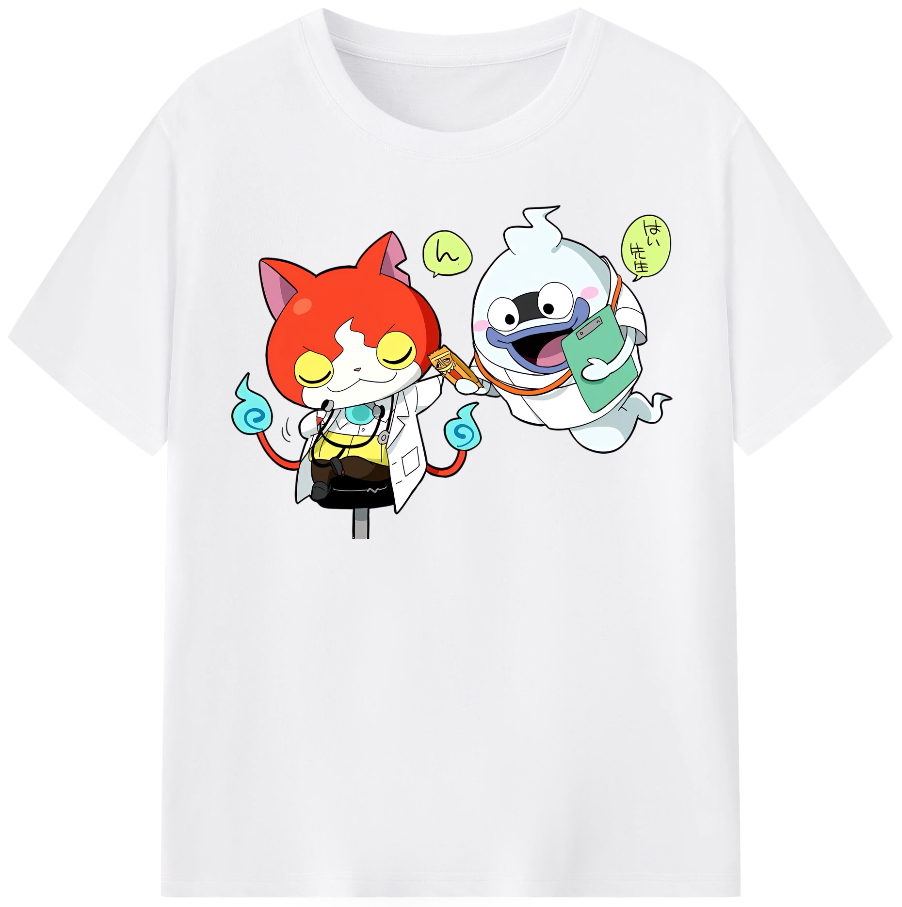 （画像用） 妖怪ウォッチ Yo-kai Watch 綿100％半袖Tシャツ（フロントプリント）