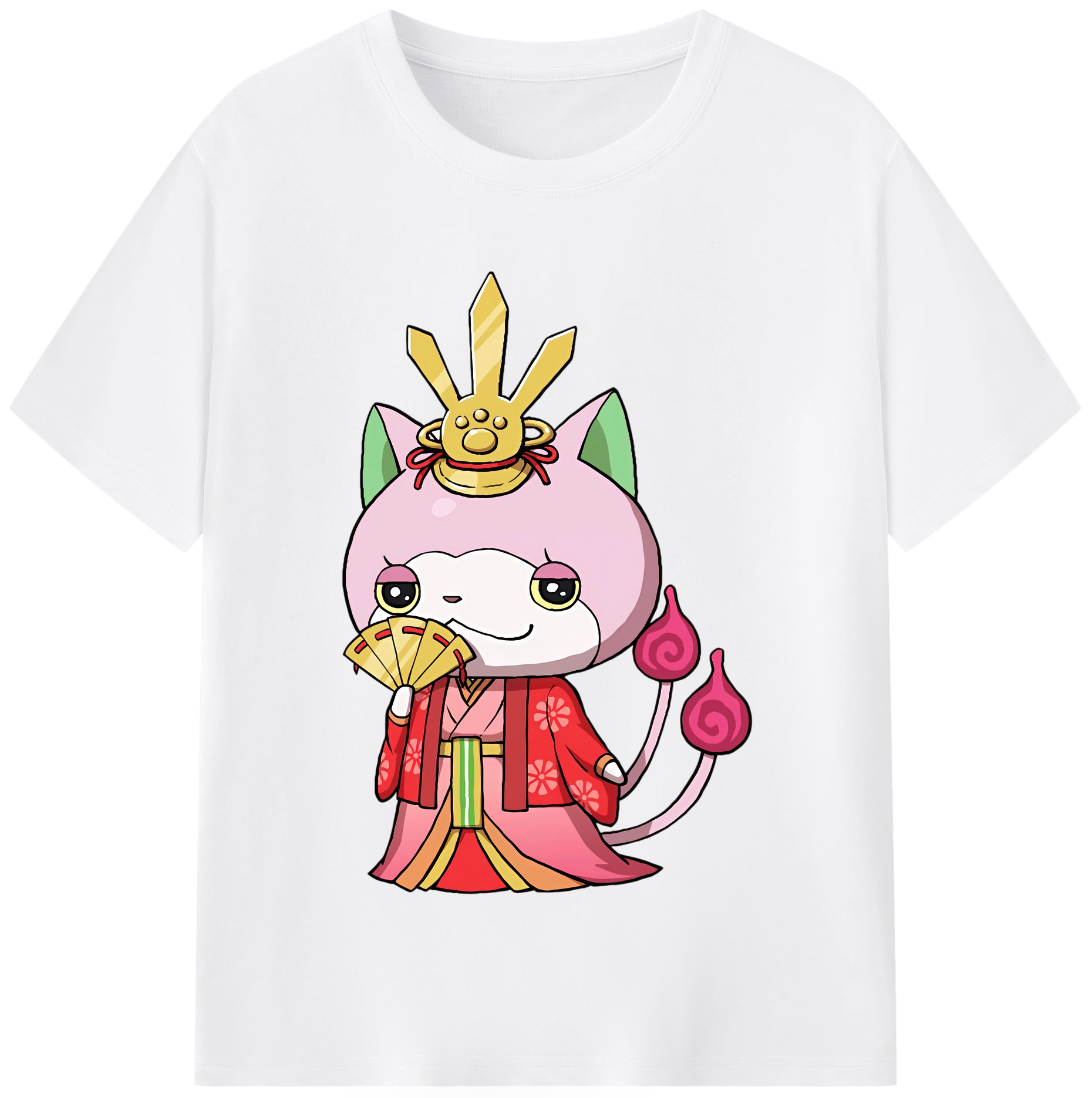 （画像用） 妖怪ウォッチ Yo-kai Watch 綿100％半袖Tシャツ（フロントプリント）