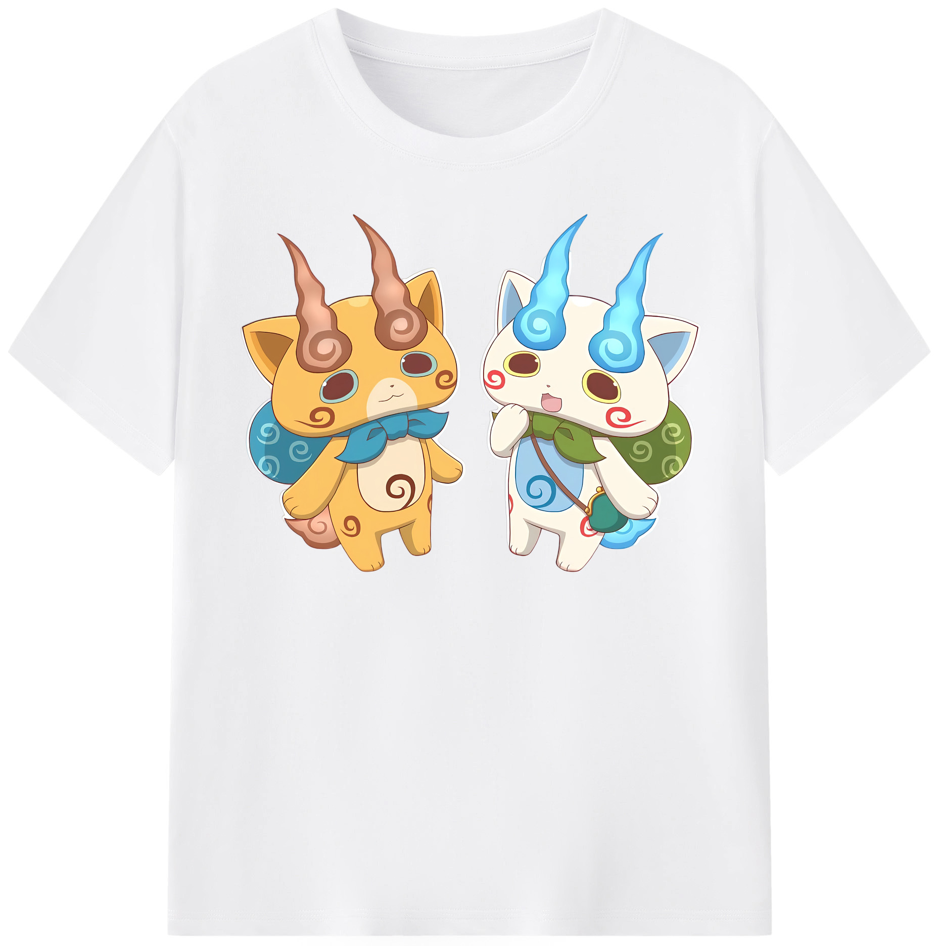（画像用） 妖怪ウォッチ Yo-kai Watch 綿100％半袖Tシャツ（フロントプリント）