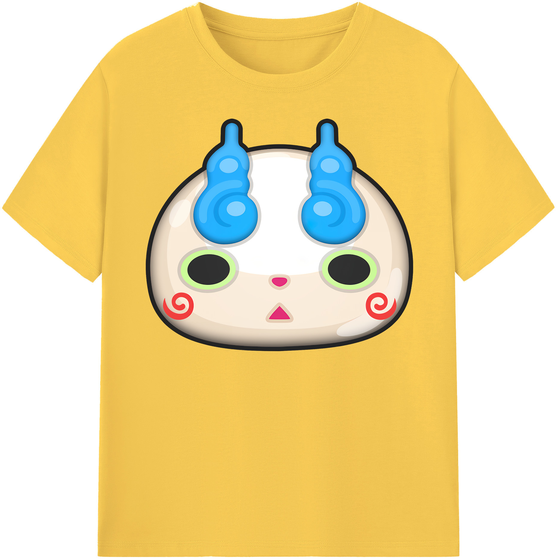 （画像用） 妖怪ウォッチ Yo-kai Watch 綿100％半袖Tシャツ（フロントプリント）