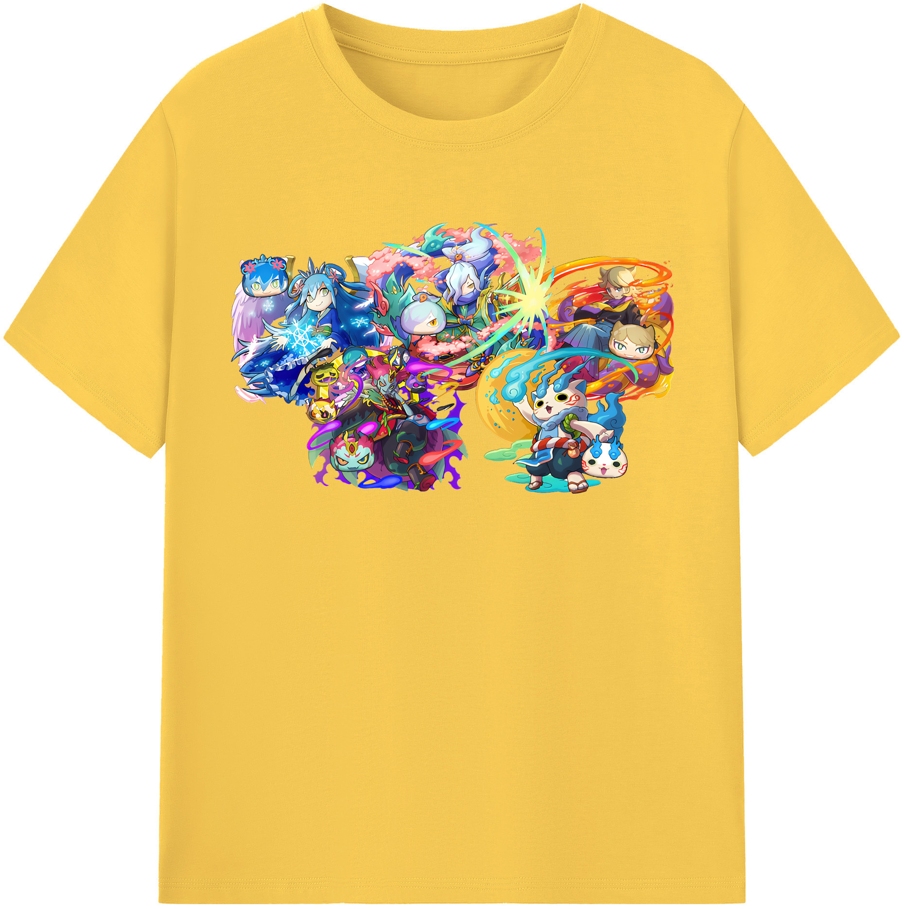 （画像用） 妖怪ウォッチ Yo-kai Watch 綿100％半袖Tシャツ（フロントプリント）