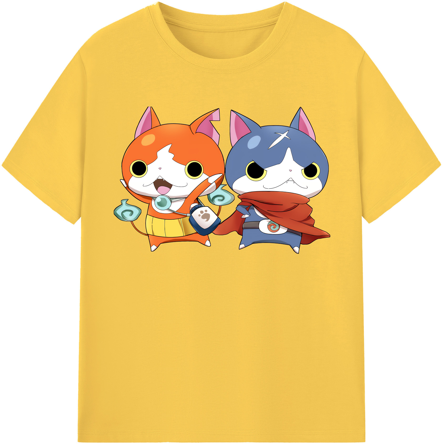 （画像用） 妖怪ウォッチ Yo-kai Watch 綿100％半袖Tシャツ（フロントプリント）