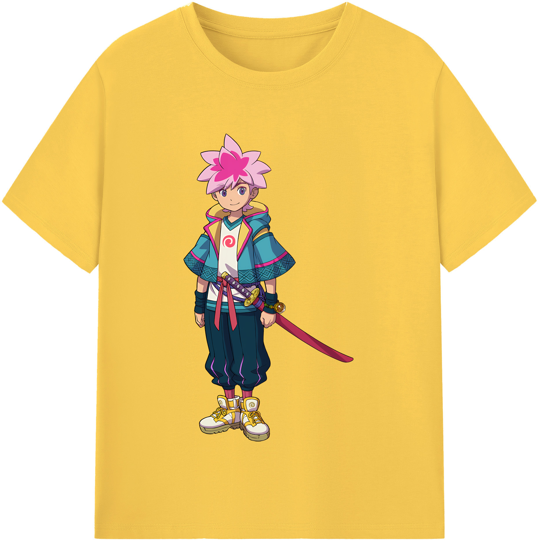 （画像用） 妖怪ウォッチ Yo-kai Watch 綿100％半袖Tシャツ（フロントプリント）