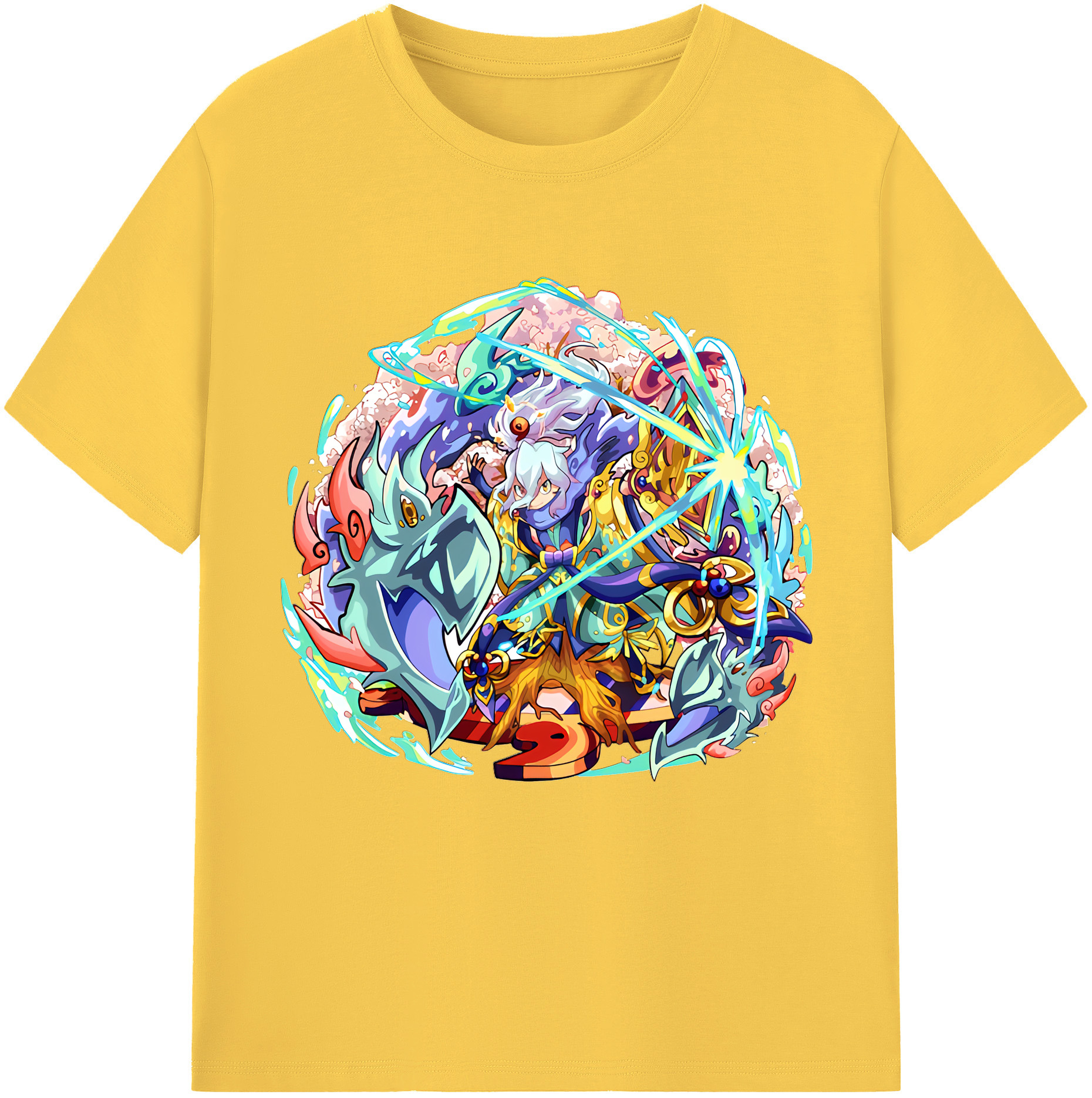 （画像用） 妖怪ウォッチ Yo-kai Watch 綿100％半袖Tシャツ（フロントプリント）