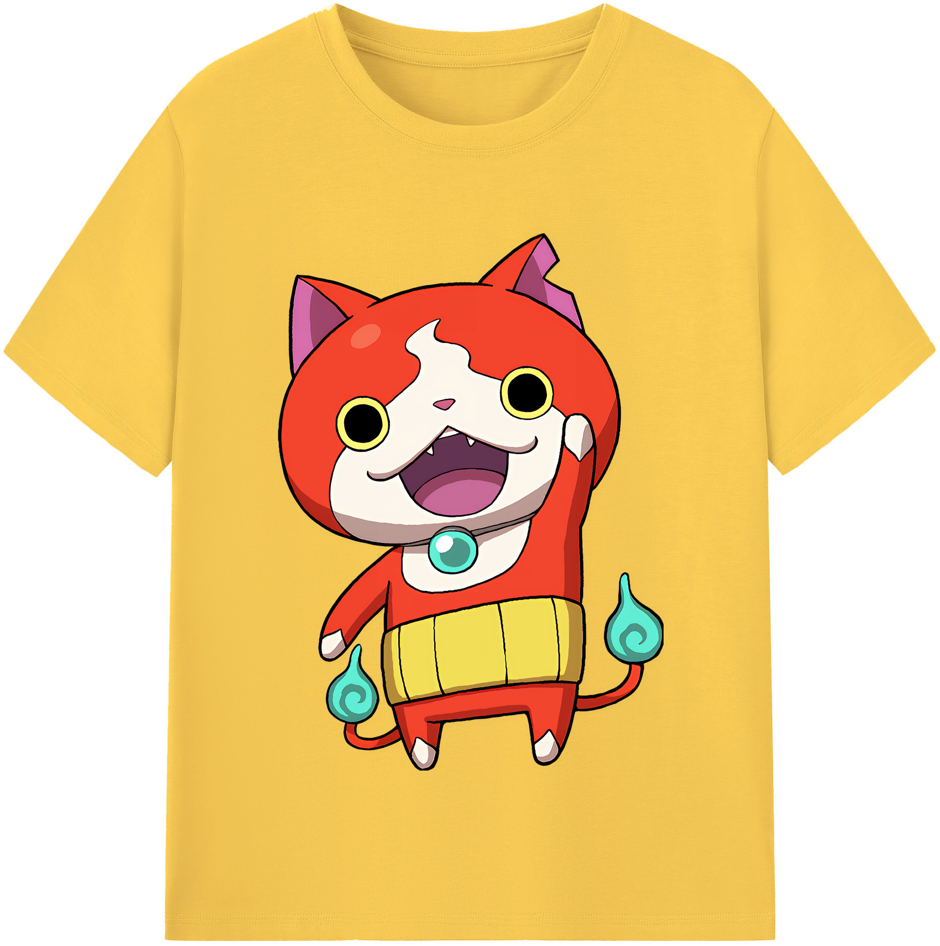 （画像用） 妖怪ウォッチ Yo-kai Watch 綿100％半袖Tシャツ（フロントプリント）