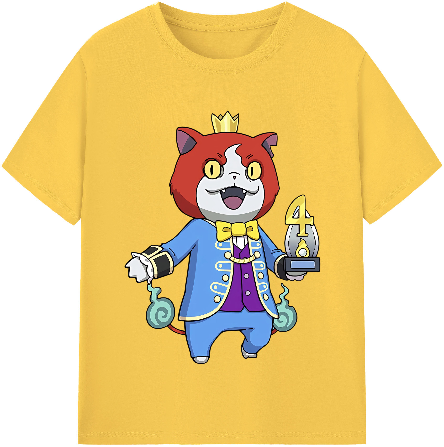 （画像用） 妖怪ウォッチ Yo-kai Watch 綿100％半袖Tシャツ（フロントプリント）