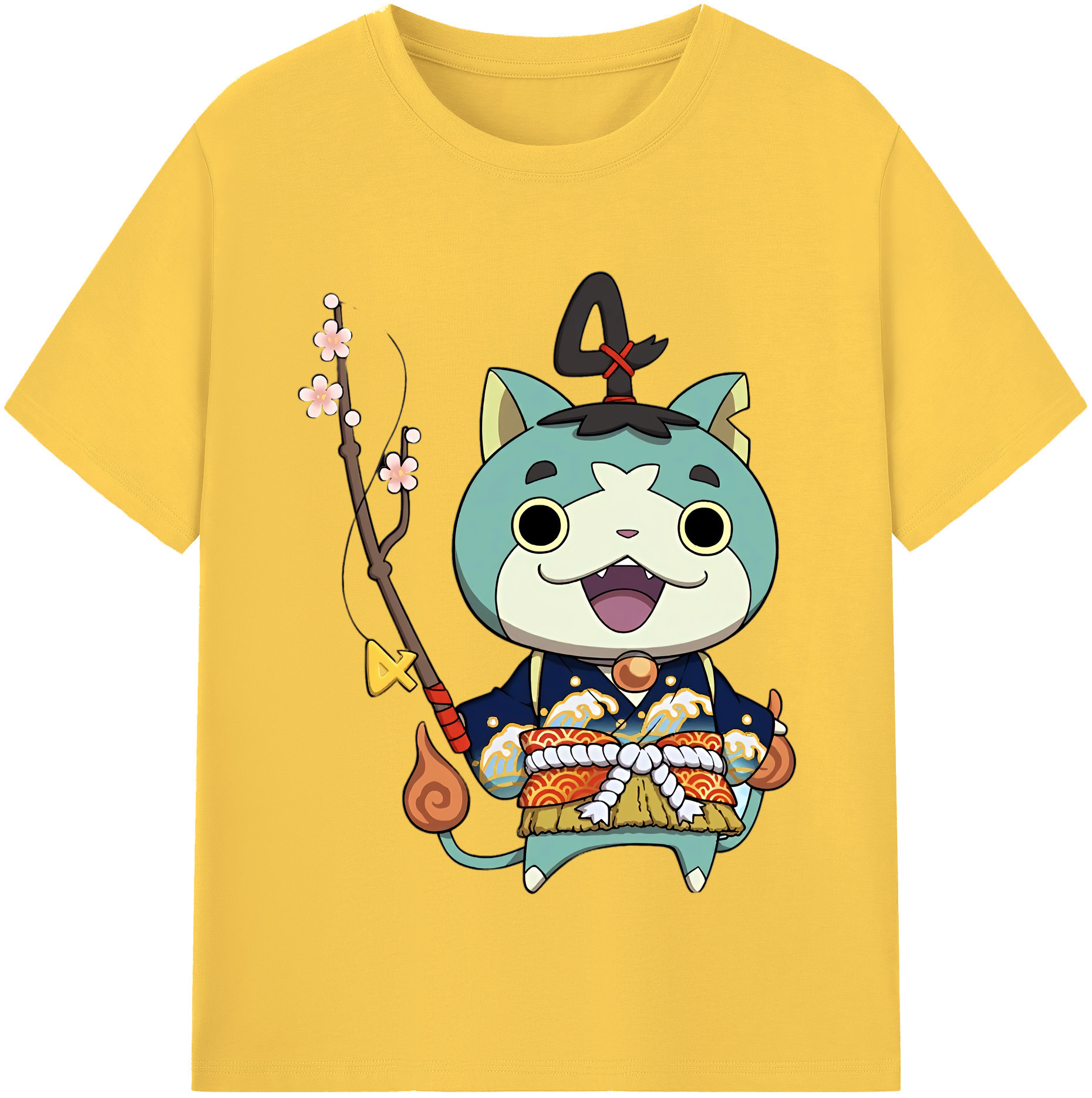 （画像用） 妖怪ウォッチ Yo-kai Watch 綿100％半袖Tシャツ（フロントプリント）
