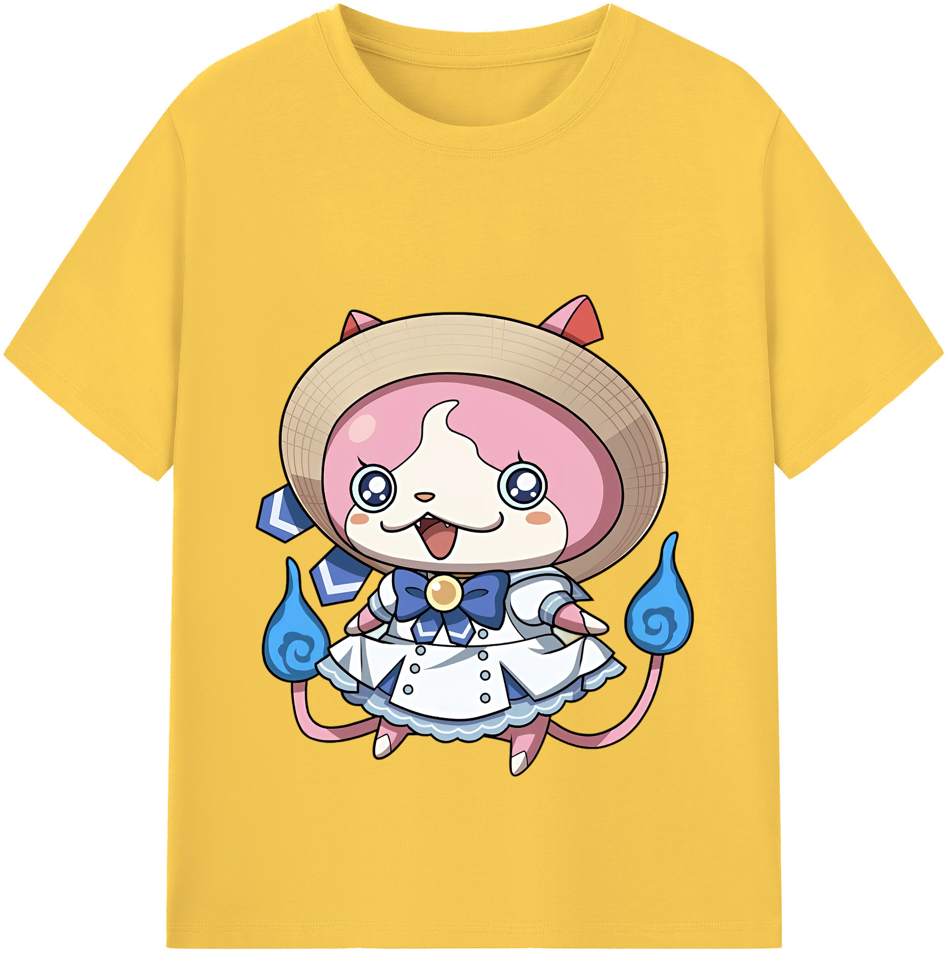 （画像用） 妖怪ウォッチ Yo-kai Watch 綿100％半袖Tシャツ（フロントプリント）