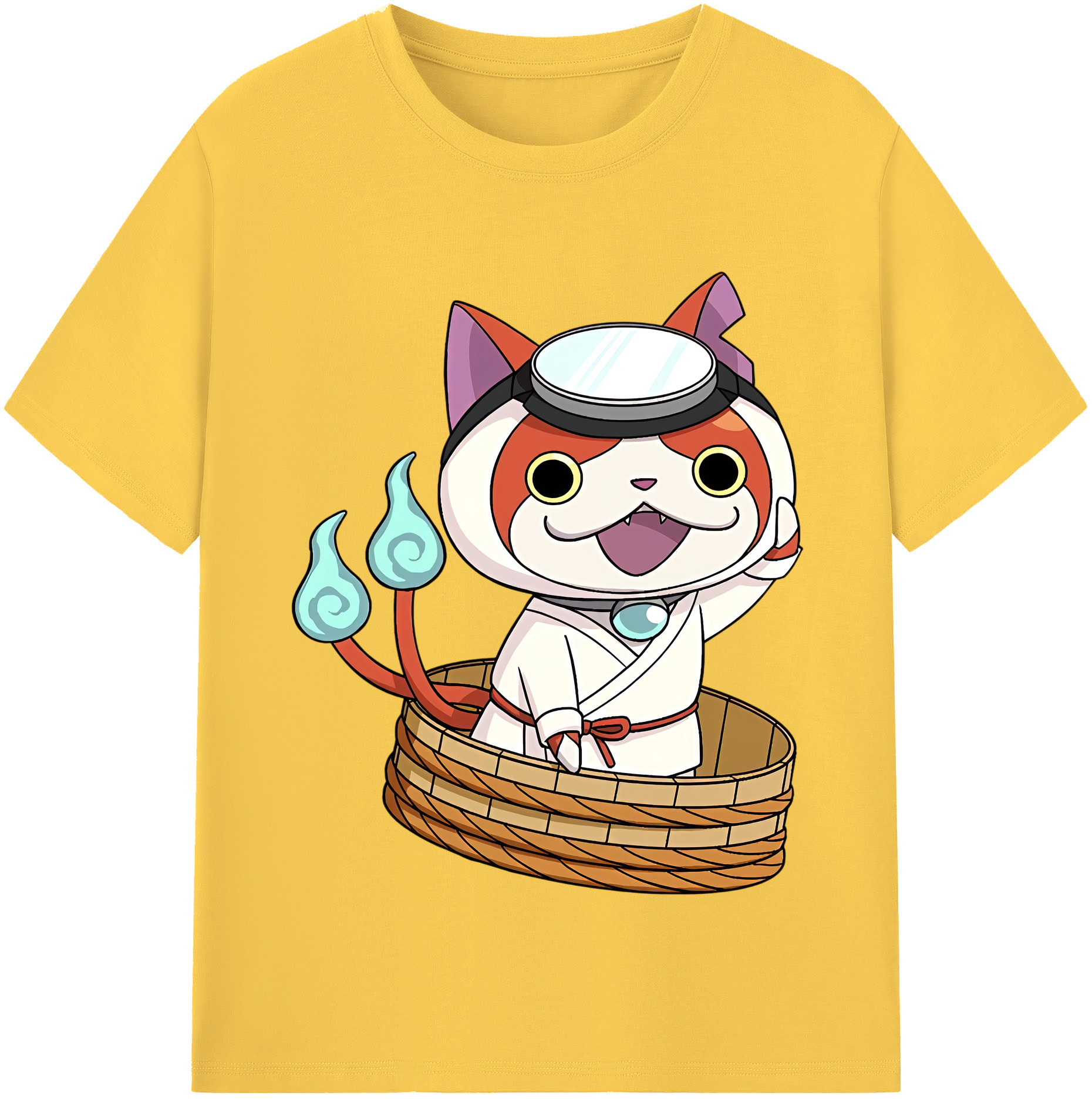 （画像用） 妖怪ウォッチ Yo-kai Watch 綿100％半袖Tシャツ（フロントプリント）