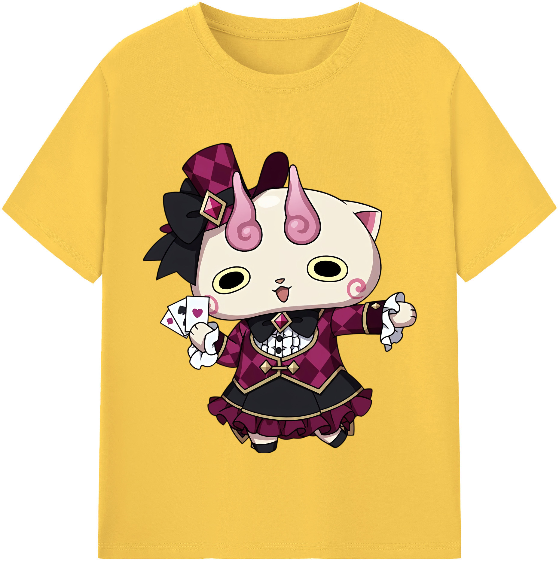 （画像用） 妖怪ウォッチ Yo-kai Watch 綿100％半袖Tシャツ（フロントプリント）