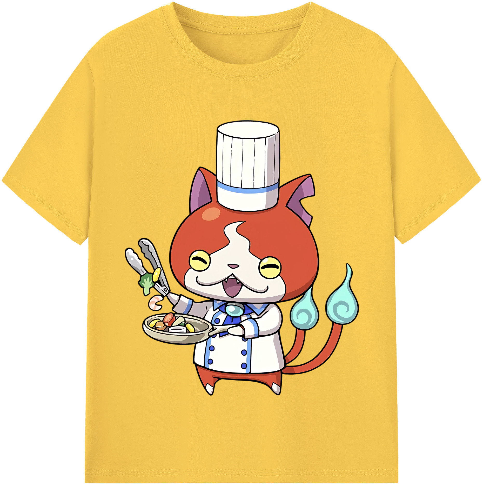 （画像用） 妖怪ウォッチ Yo-kai Watch 綿100％半袖Tシャツ（フロントプリント）