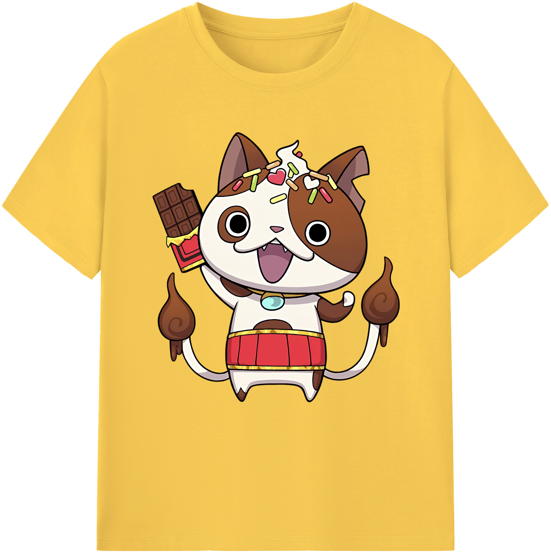 （画像用） 妖怪ウォッチ Yo-kai Watch 綿100％半袖Tシャツ（フロントプリント）