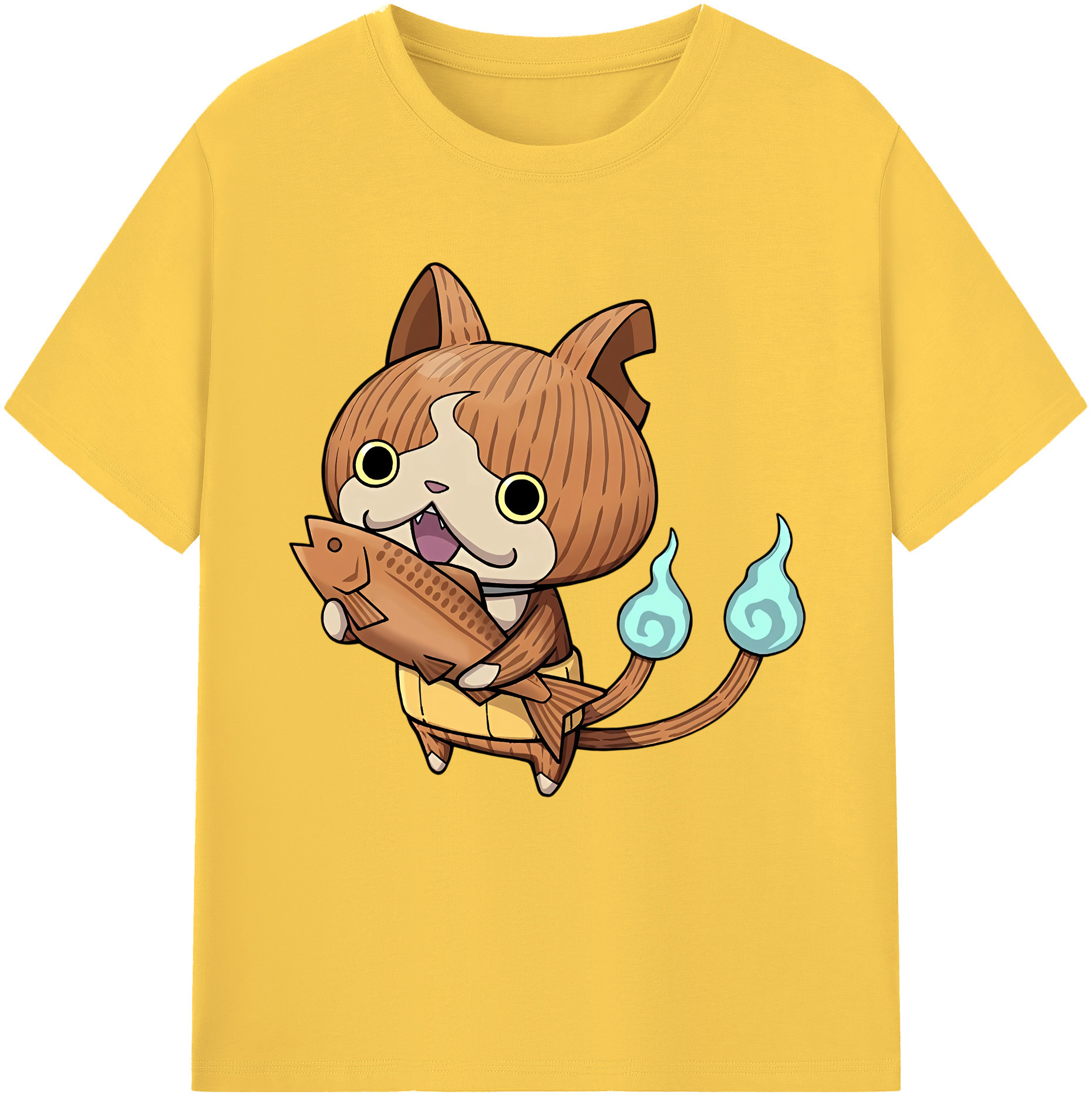 （画像用） 妖怪ウォッチ Yo-kai Watch 綿100％半袖Tシャツ（フロントプリント）