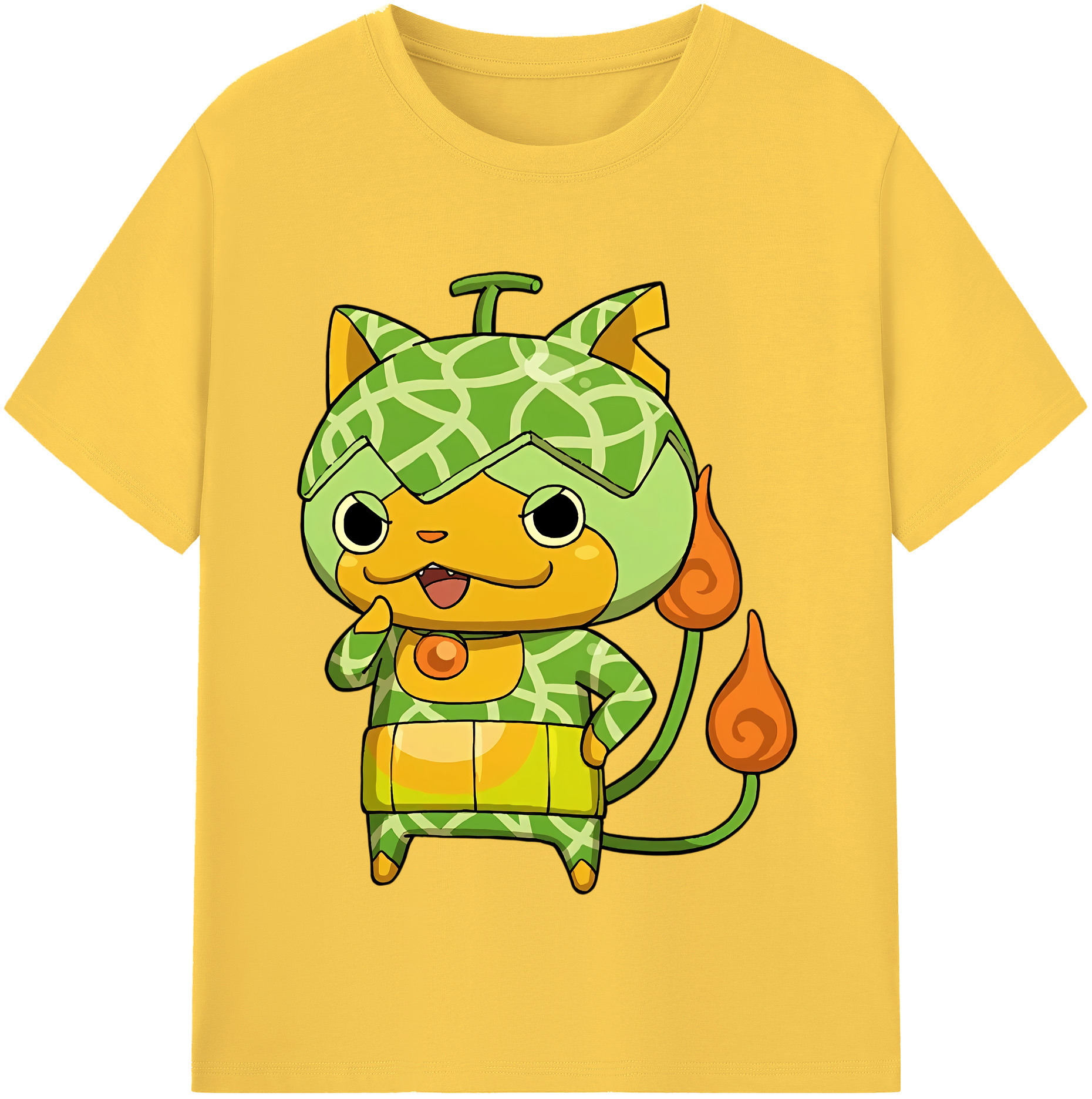 （画像用） 妖怪ウォッチ Yo-kai Watch 綿100％半袖Tシャツ（フロントプリント）