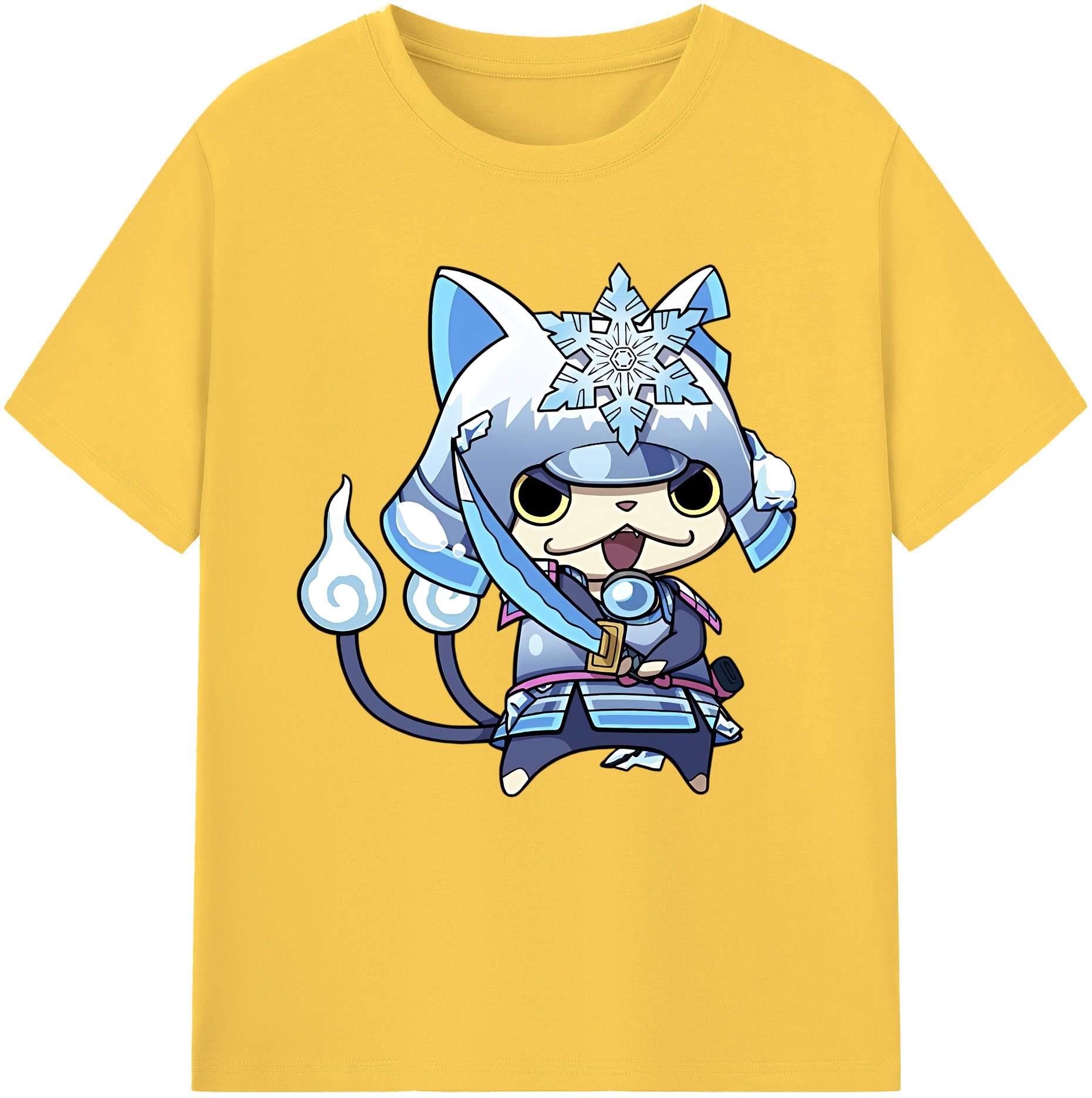 （画像用） 妖怪ウォッチ Yo-kai Watch 綿100％半袖Tシャツ（フロントプリント）