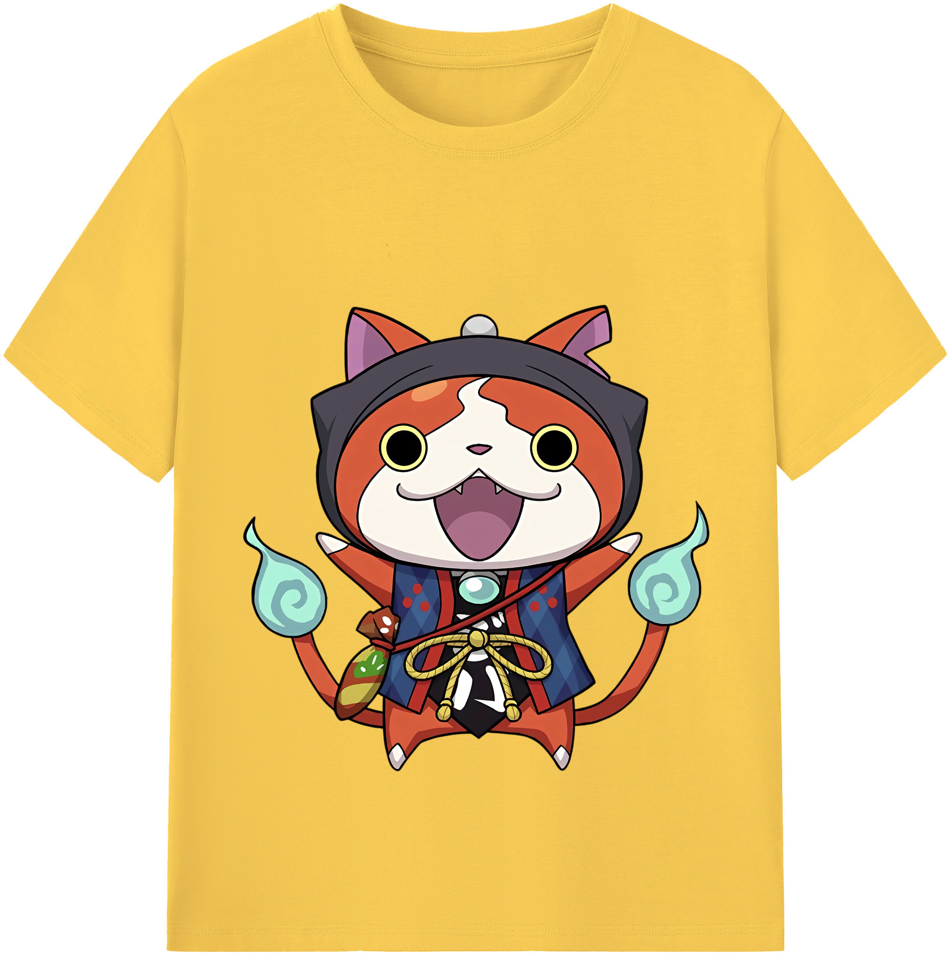 （画像用） 妖怪ウォッチ Yo-kai Watch 綿100％半袖Tシャツ（フロントプリント）