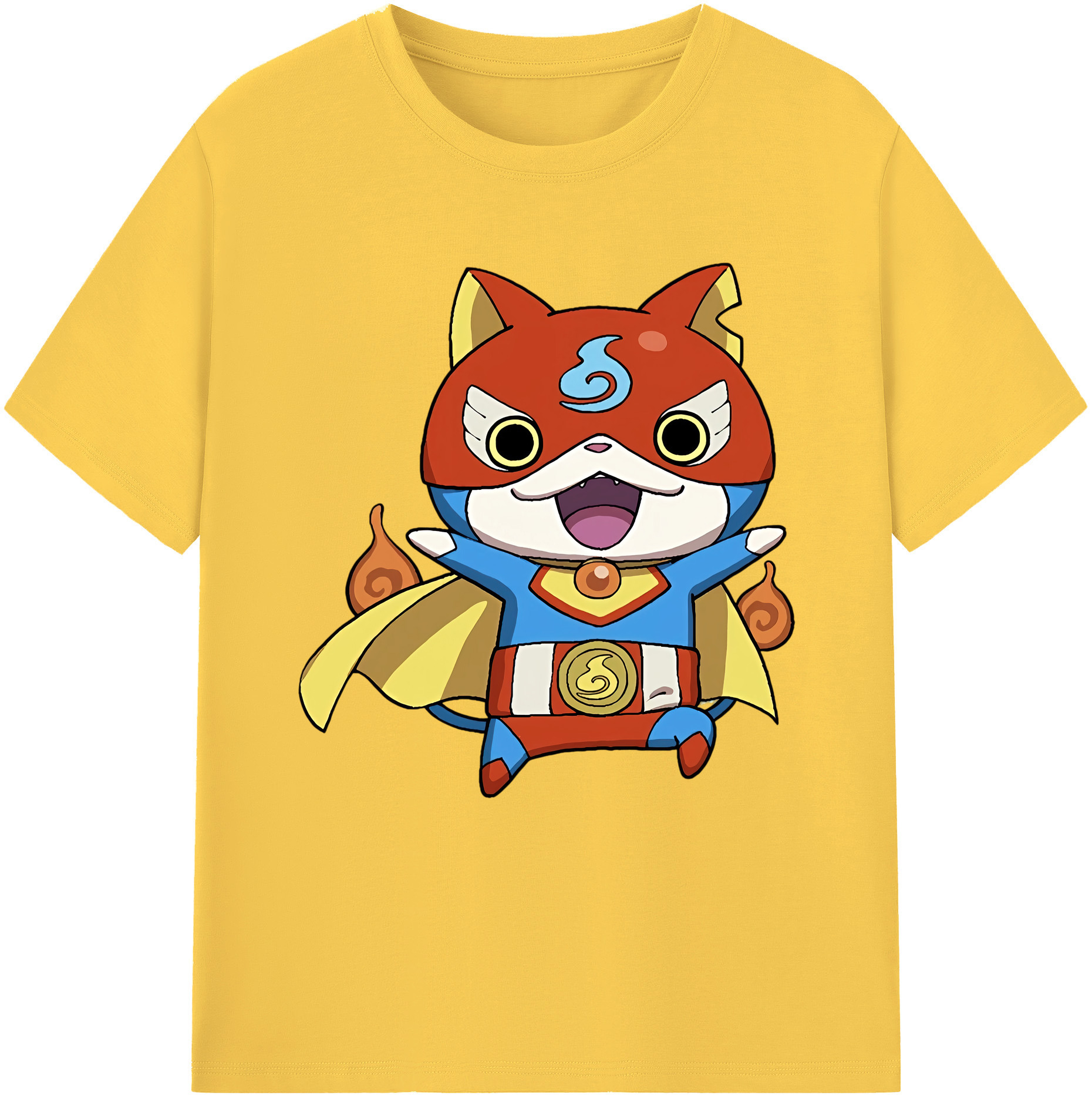 （画像用） 妖怪ウォッチ Yo-kai Watch 綿100％半袖Tシャツ（フロントプリント）