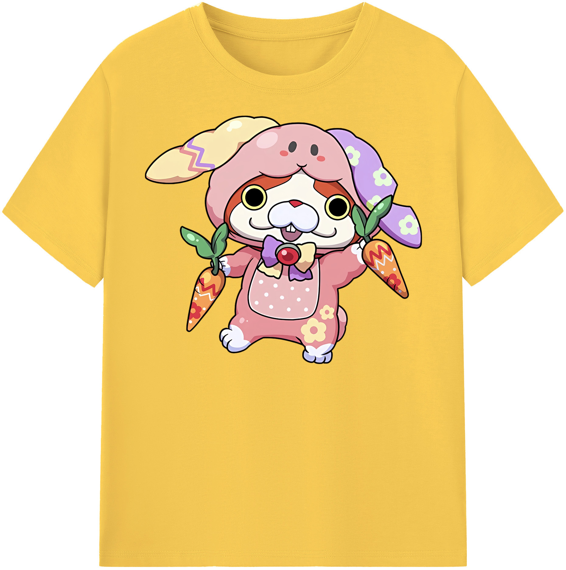 （画像用） 妖怪ウォッチ Yo-kai Watch 綿100％半袖Tシャツ（フロントプリント）