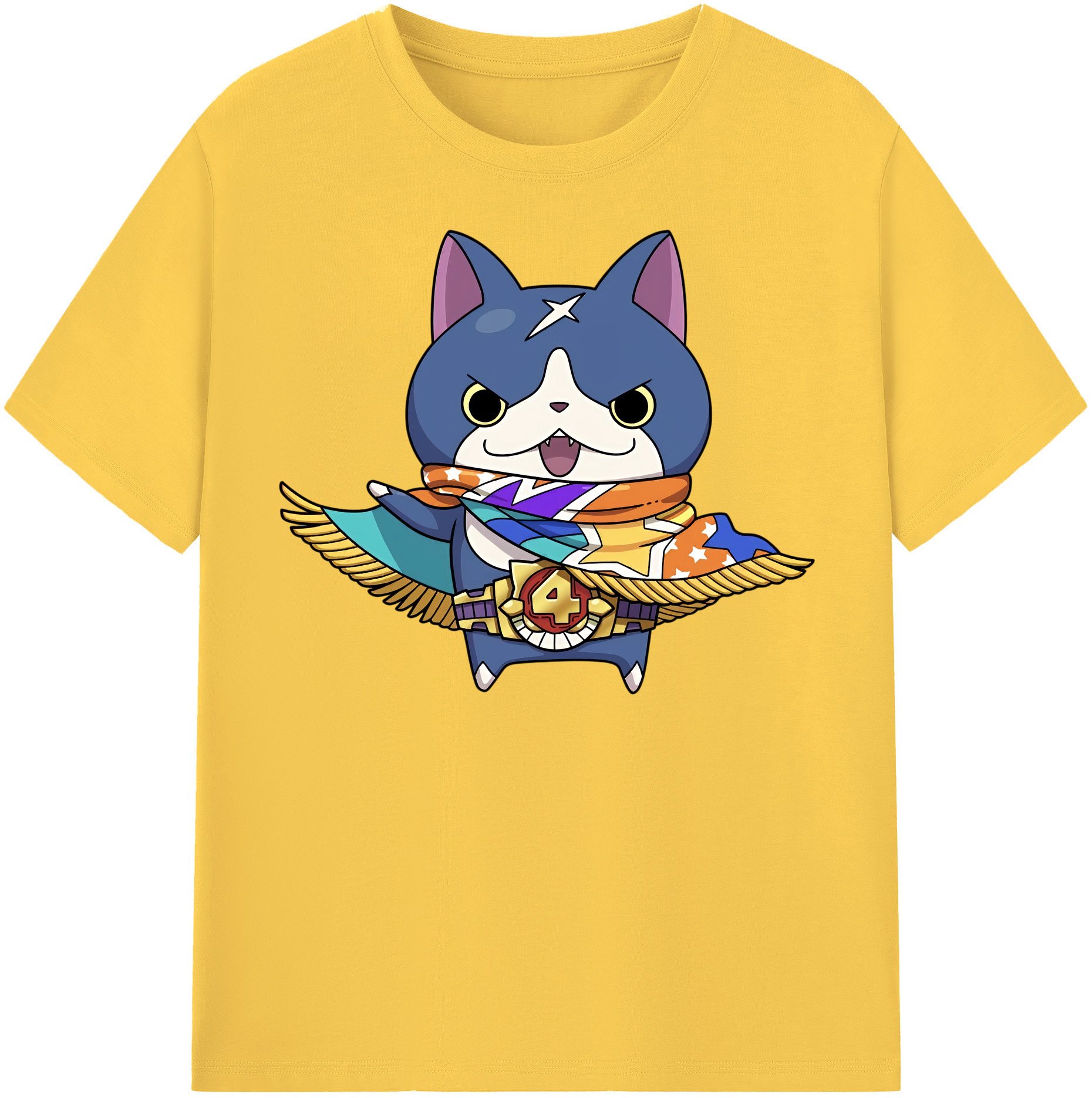 （画像用） 妖怪ウォッチ Yo-kai Watch 綿100％半袖Tシャツ（フロントプリント）