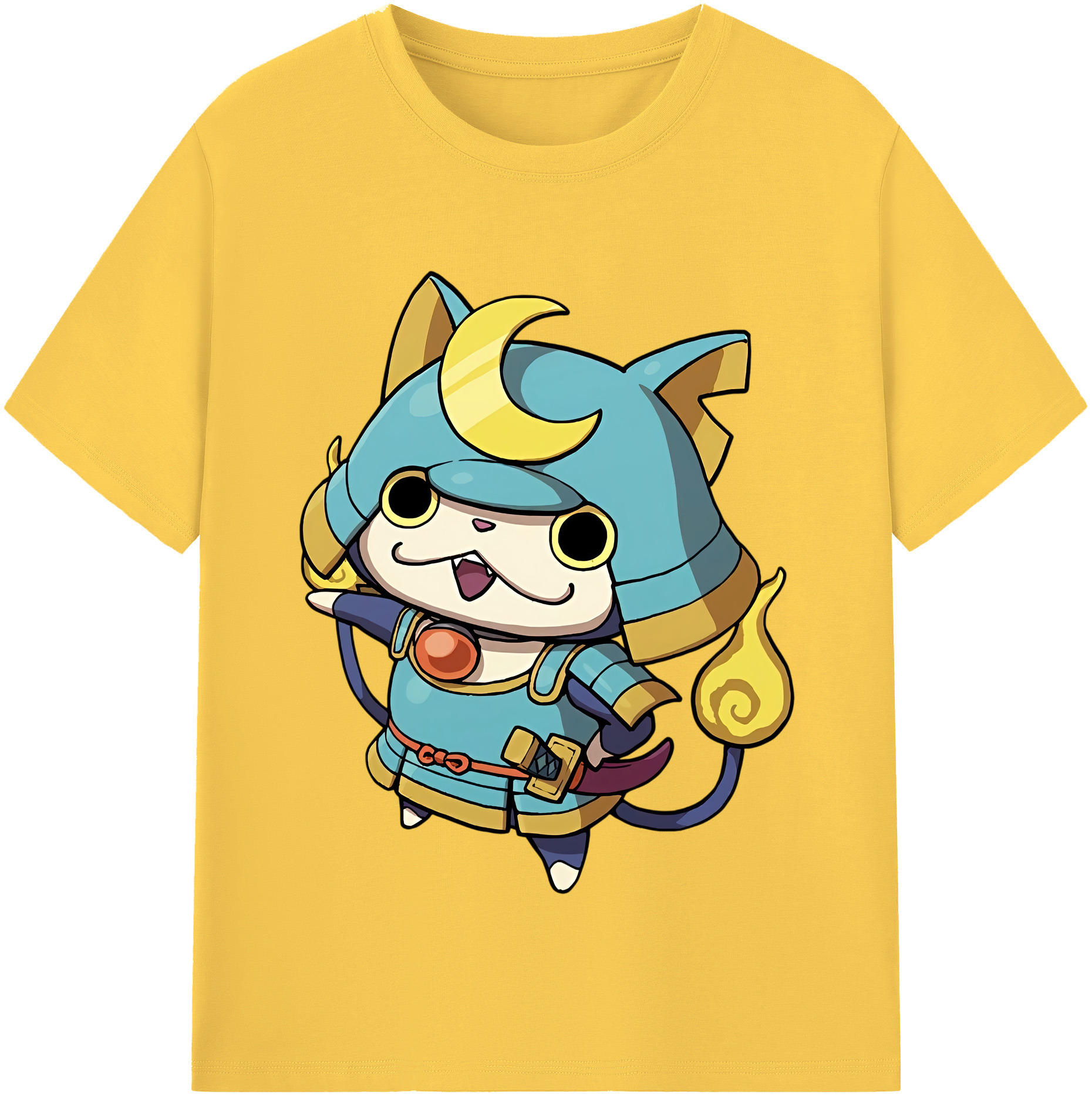 （画像用） 妖怪ウォッチ Yo-kai Watch 綿100％半袖Tシャツ（フロントプリント）