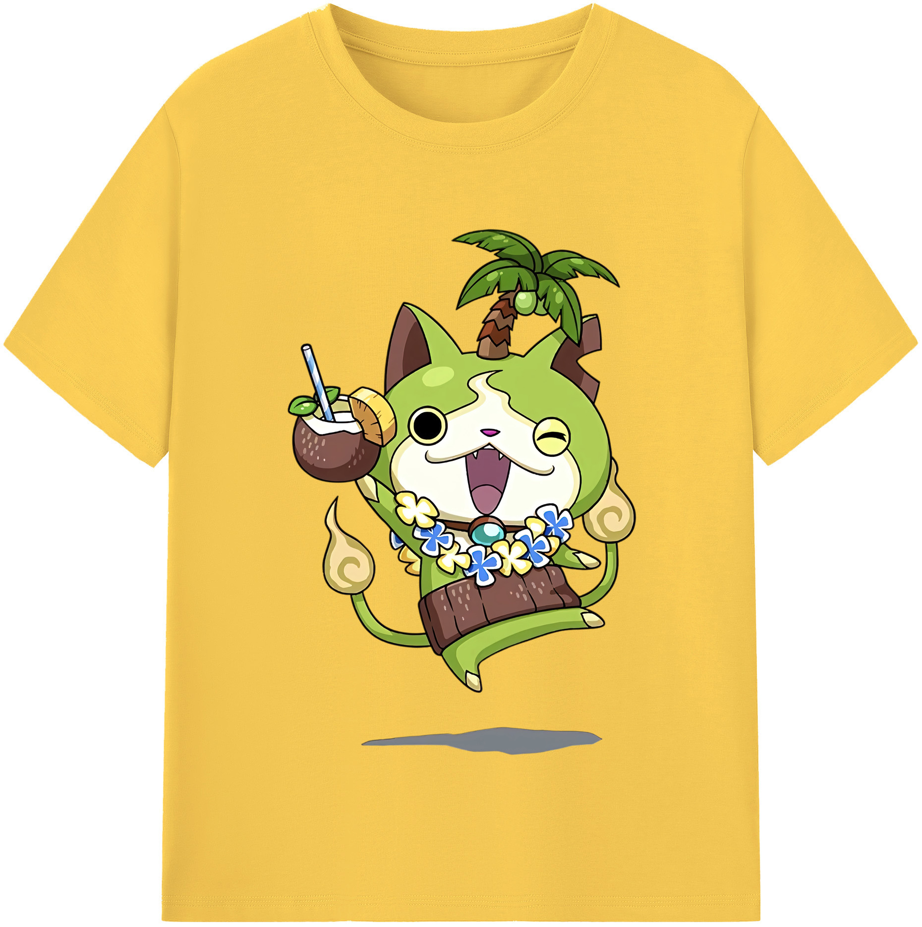 （画像用） 妖怪ウォッチ Yo-kai Watch 綿100％半袖Tシャツ（フロントプリント）