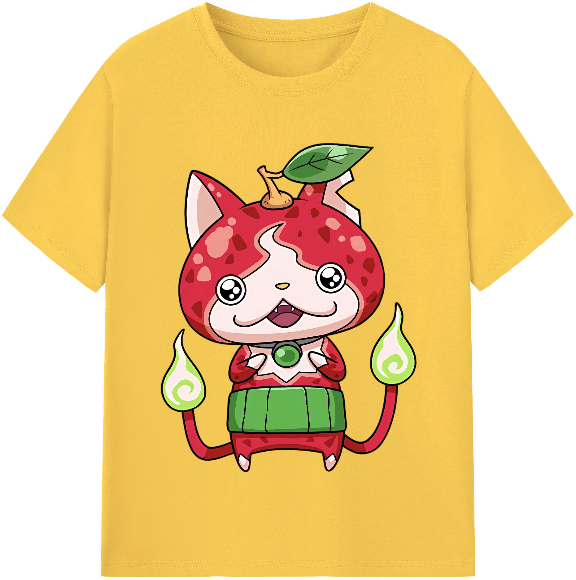 （画像用） 妖怪ウォッチ Yo-kai Watch 綿100％半袖Tシャツ（フロントプリント）