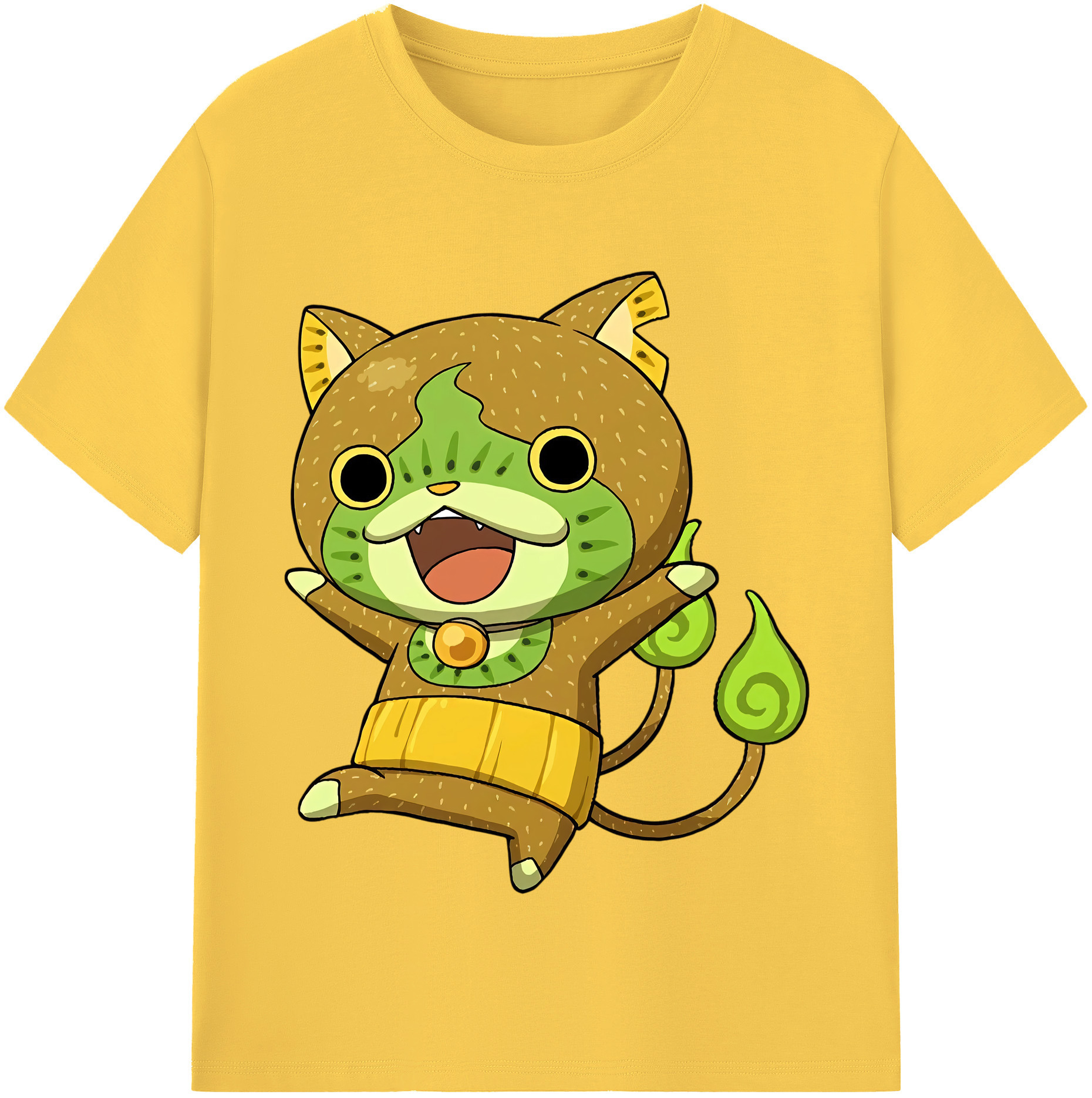 （画像用） 妖怪ウォッチ Yo-kai Watch 綿100％半袖Tシャツ（フロントプリント）