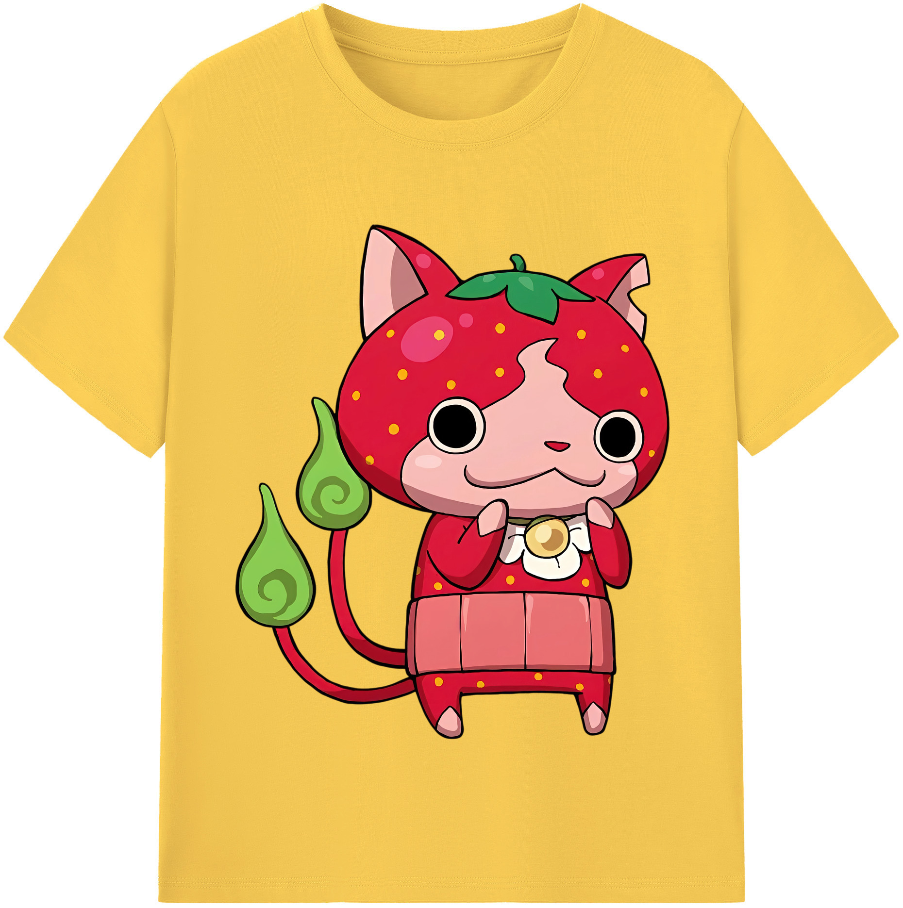 （画像用） 妖怪ウォッチ Yo-kai Watch 綿100％半袖Tシャツ（フロントプリント）