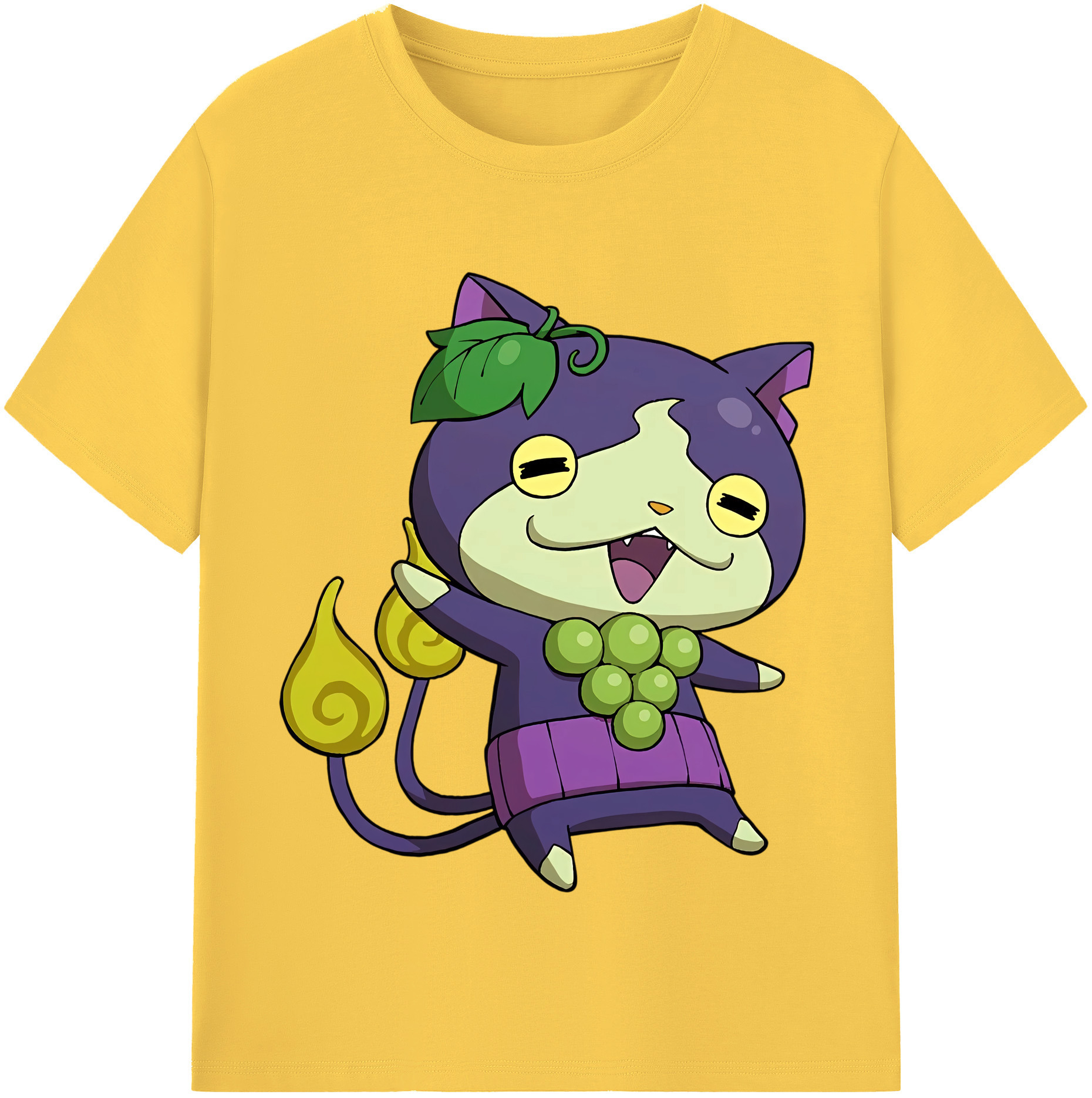 （画像用） 妖怪ウォッチ Yo-kai Watch 綿100％半袖Tシャツ（フロントプリント）
