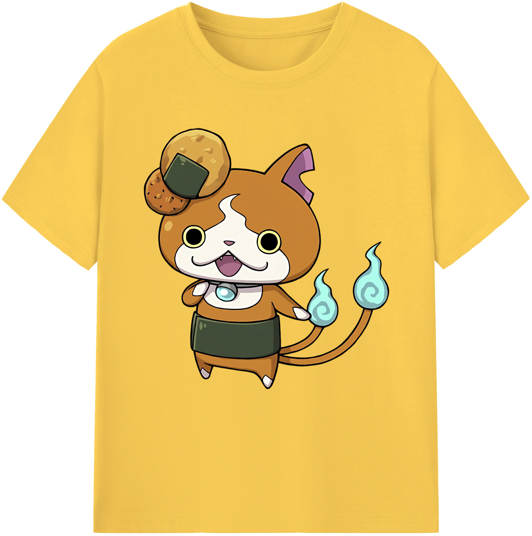 （画像用） 妖怪ウォッチ Yo-kai Watch 綿100％半袖Tシャツ（フロントプリント）