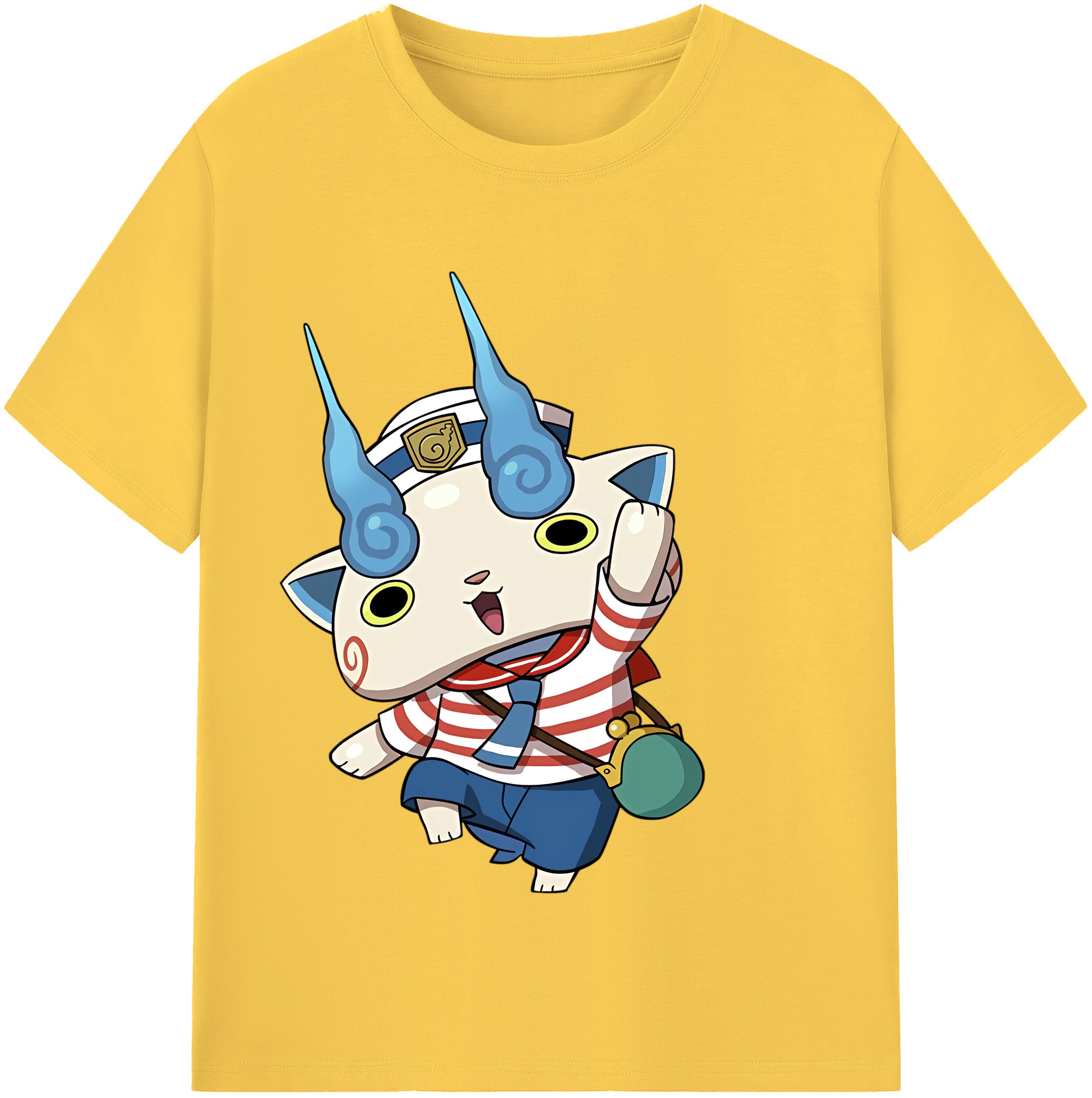 （画像用） 妖怪ウォッチ Yo-kai Watch 綿100％半袖Tシャツ（フロントプリント）